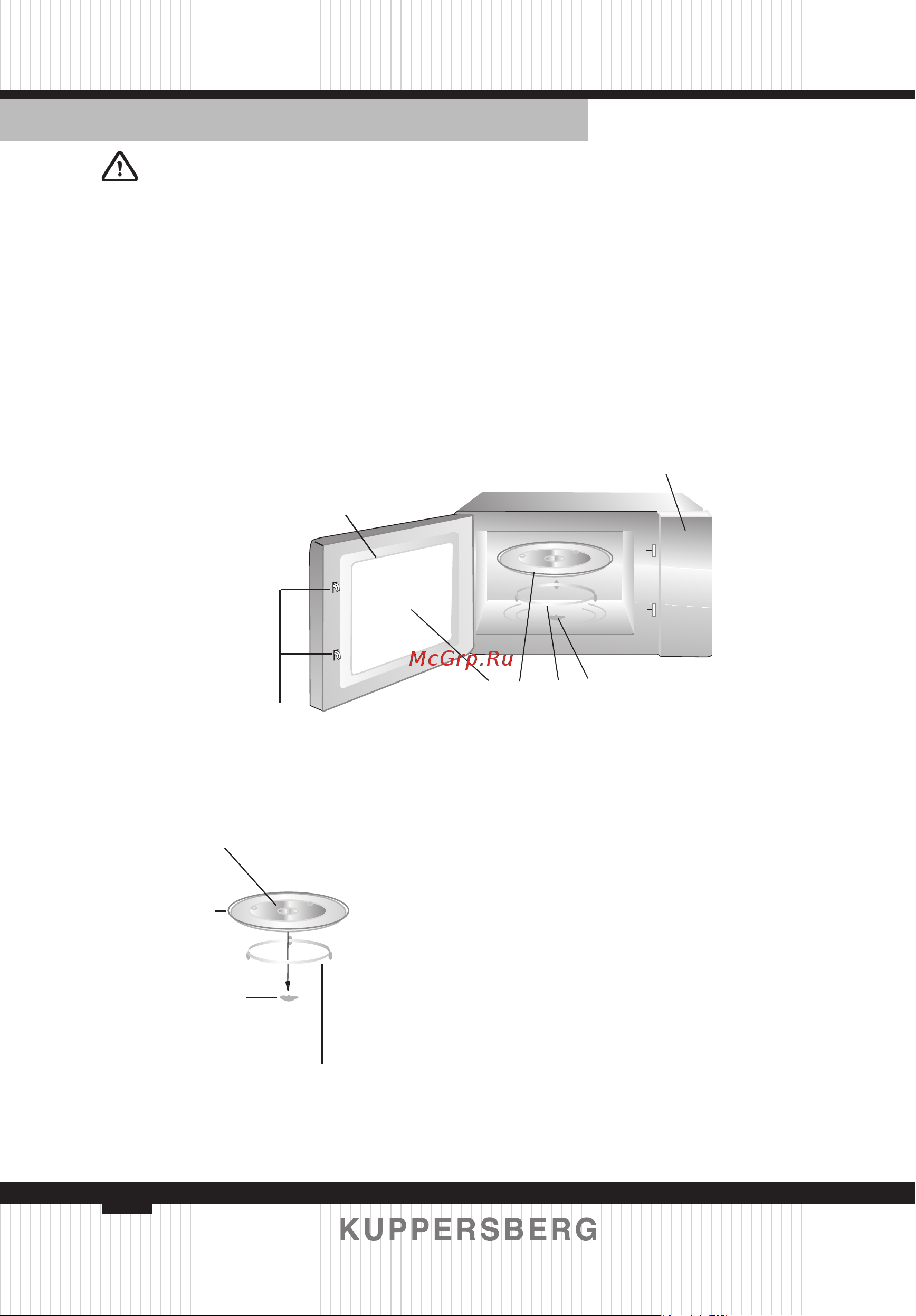 Kuppersberg HMW 625 B [34/80] Setting up your oven names of oven parts and accessories