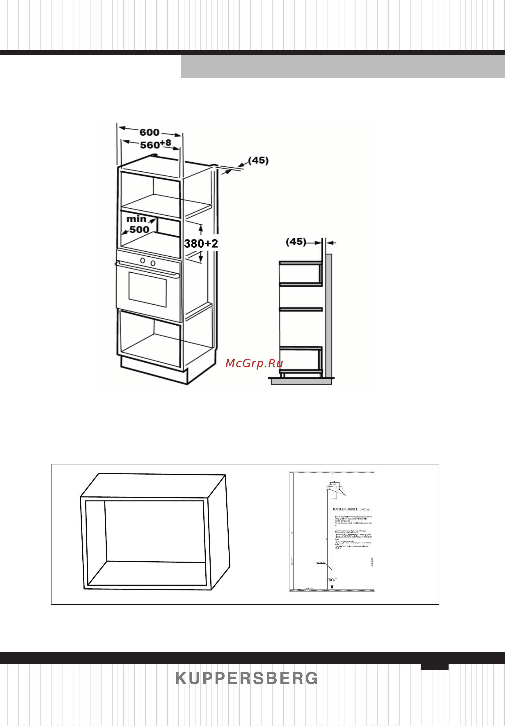 Kuppersberg HMW 625 B [37/80] A built in furniture