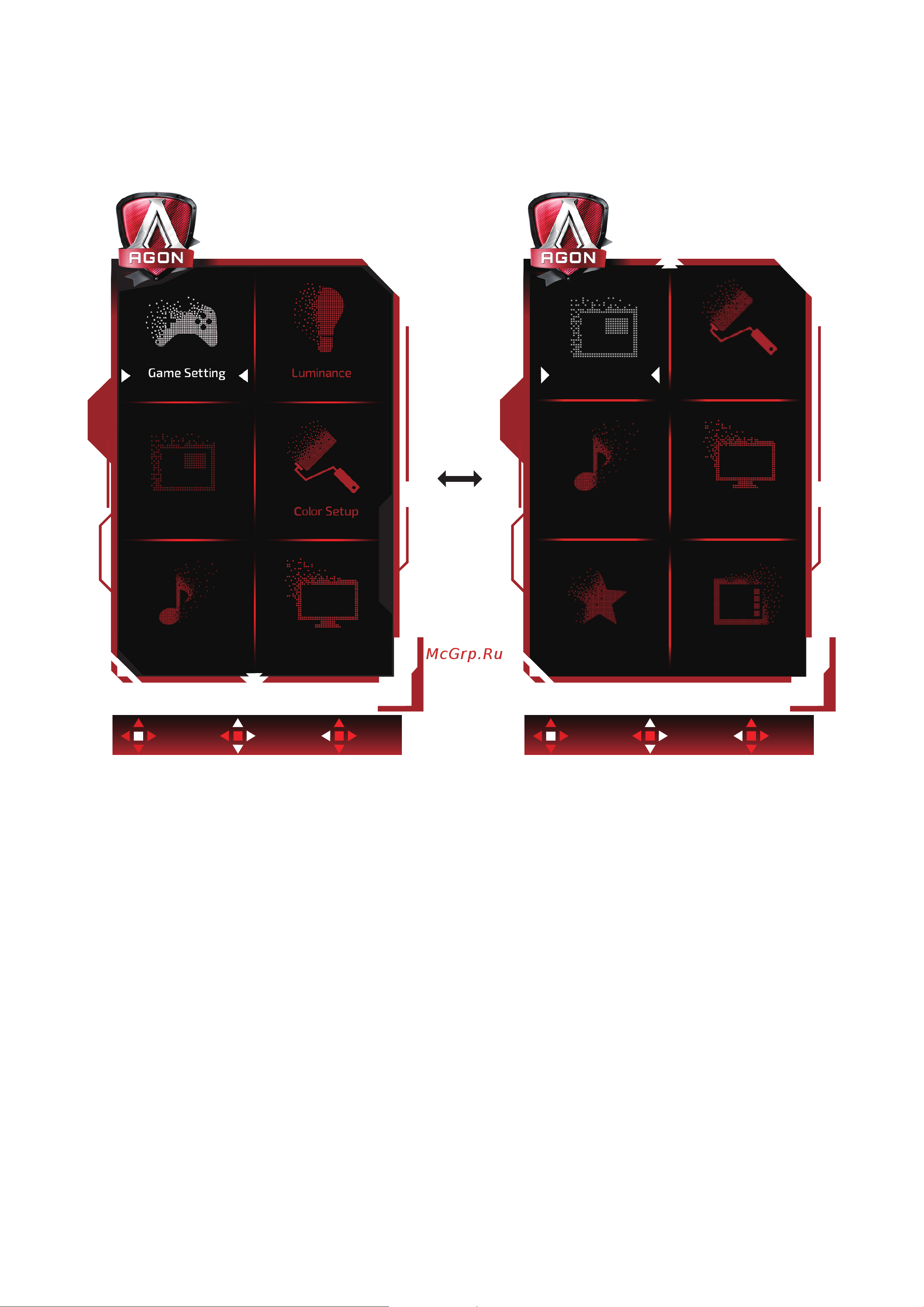 AOC AG324UX [19/35] Osd setting экранное меню