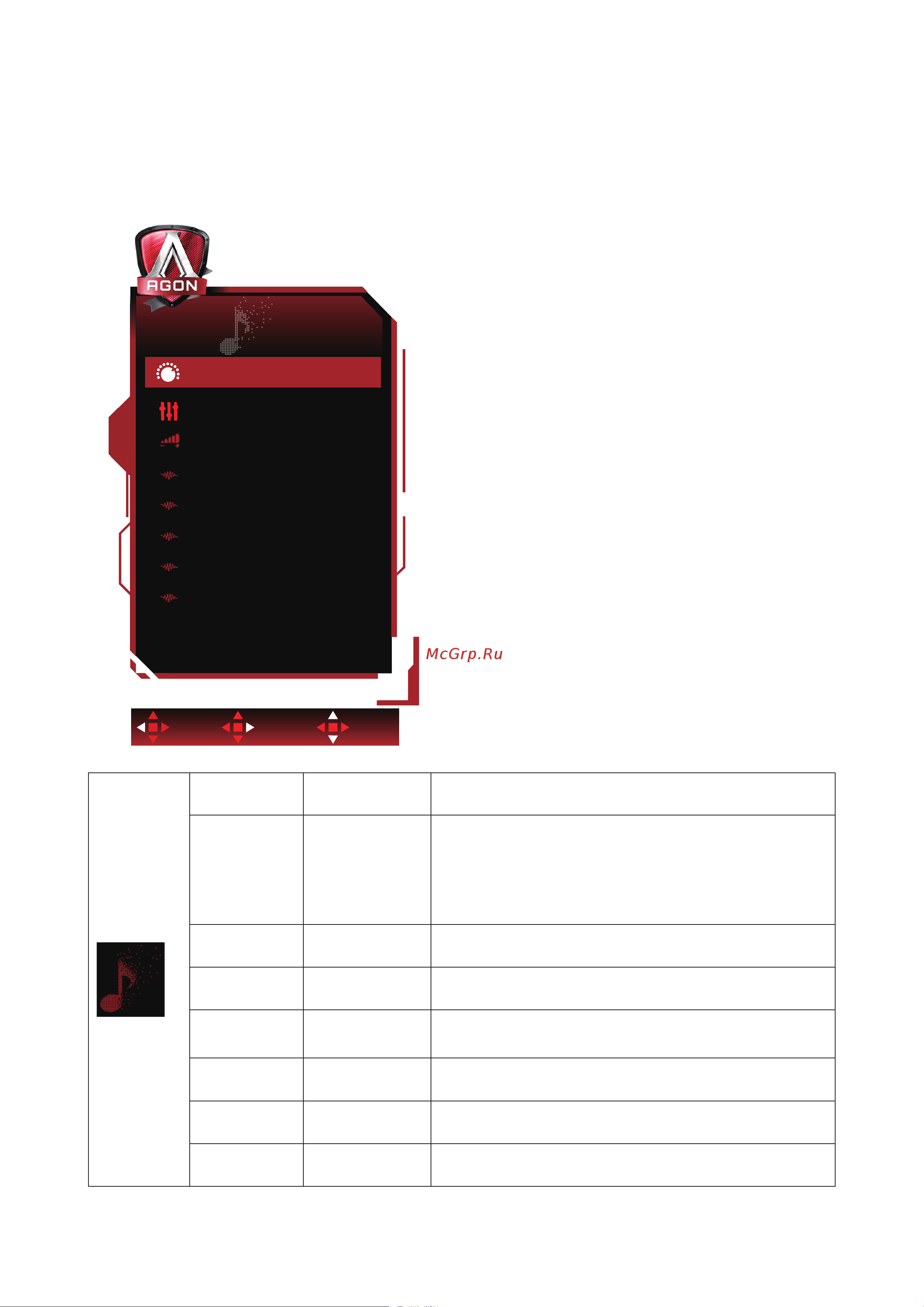 AOC AG324UX [26/35] Audio аудио