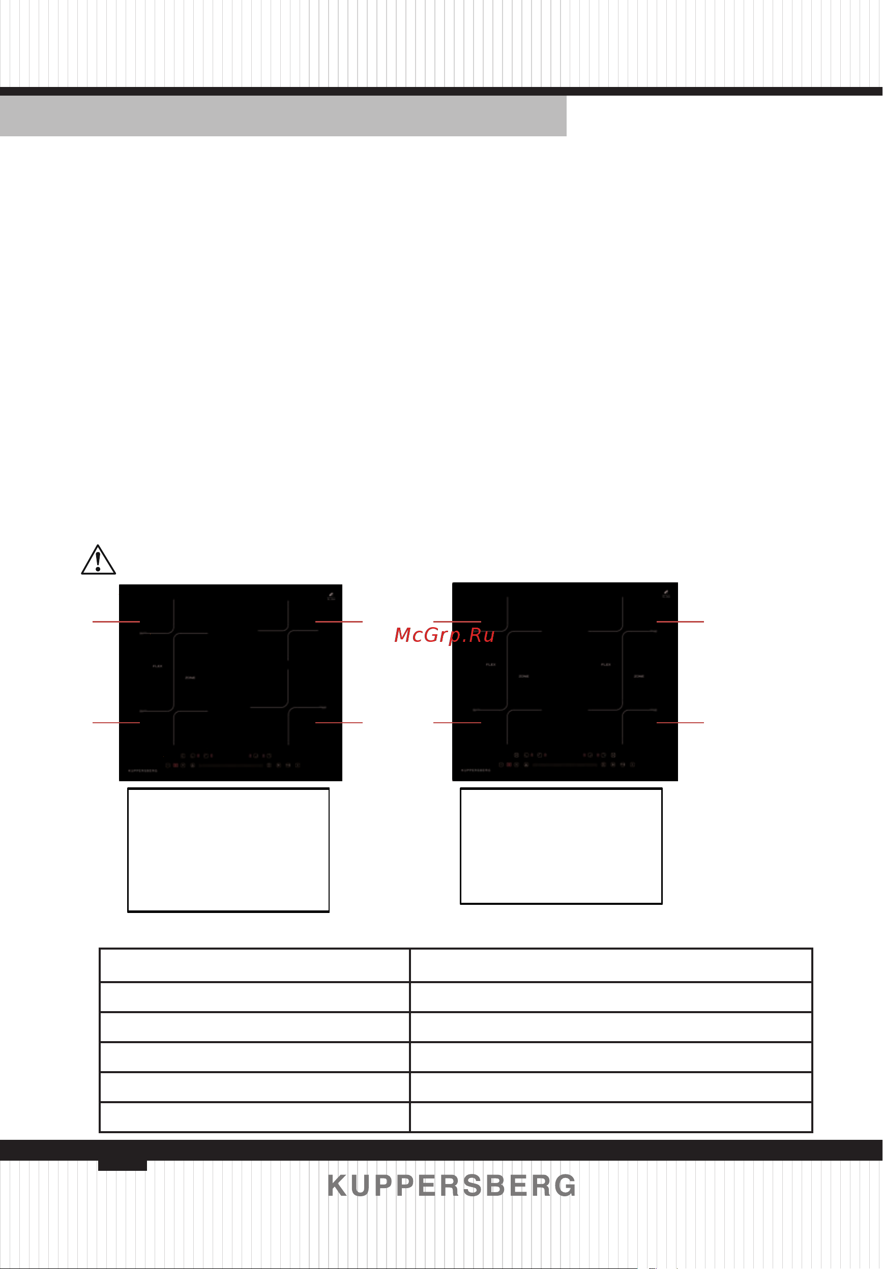 Kuppersberg ICS 622 R [8/80] Allgemeine hinweise