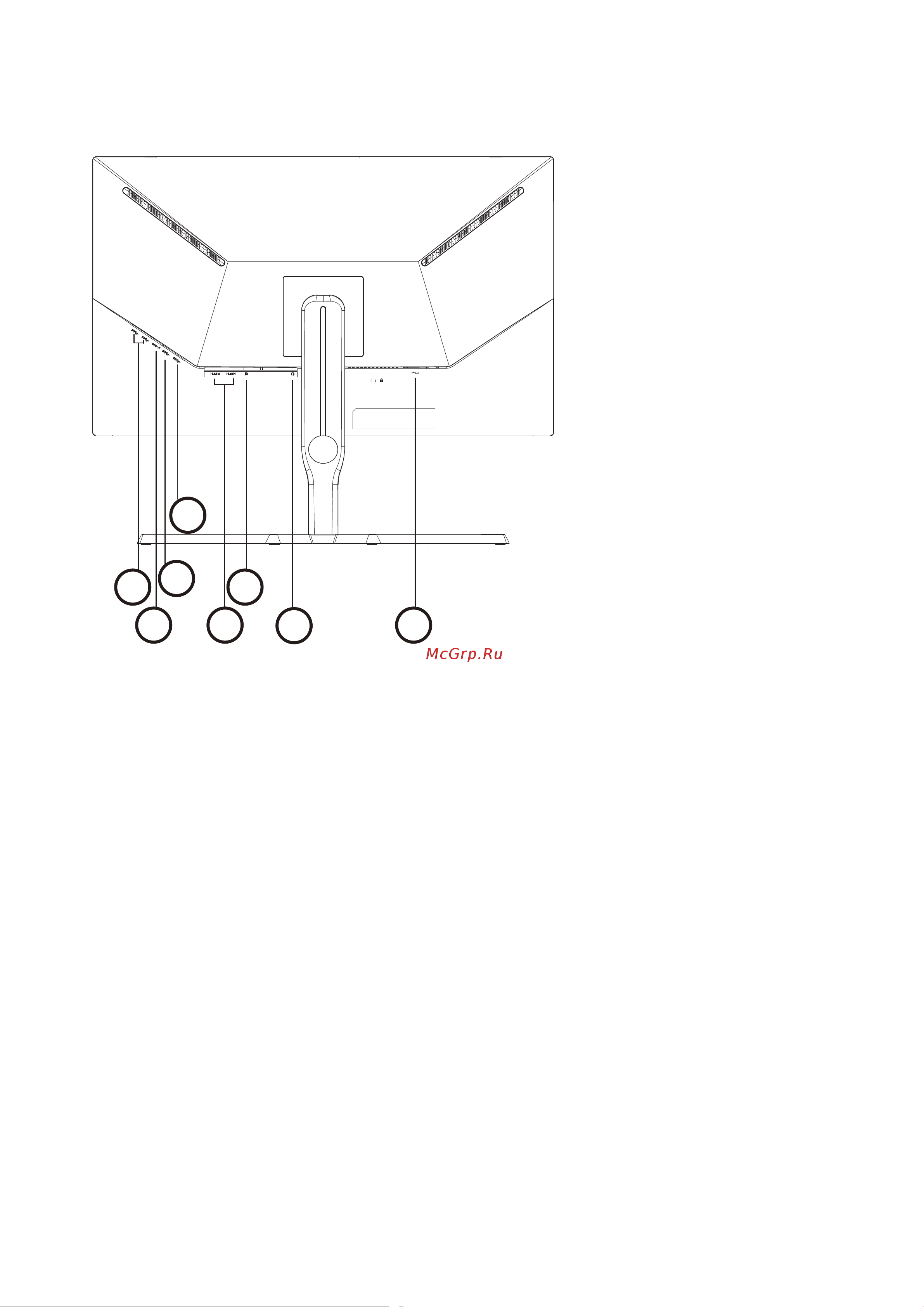 AOC CQ32G3SU/BK [11/28] Подключение к пк