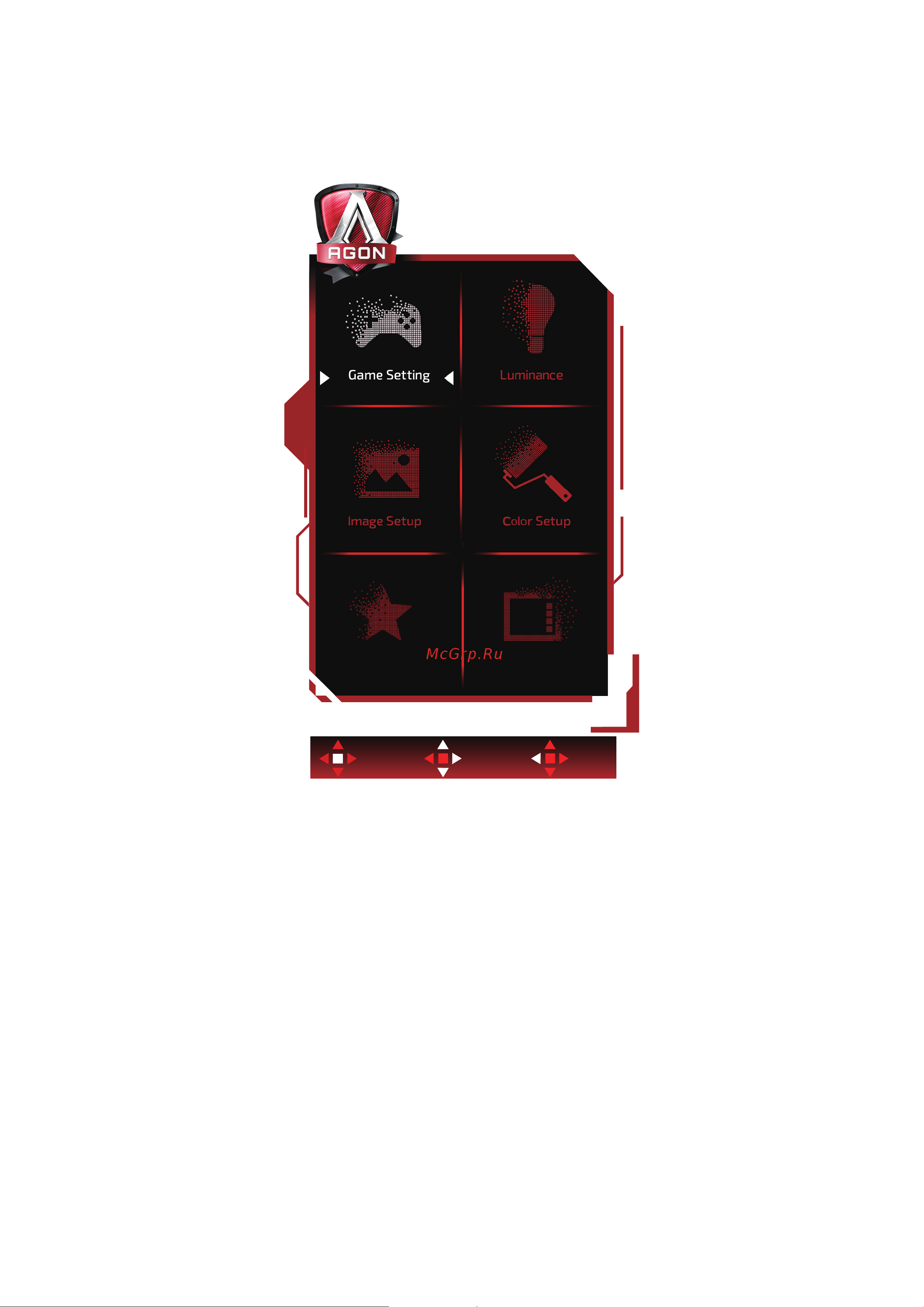 AOC AG493UCX [18/34] Osd setting экранное меню
