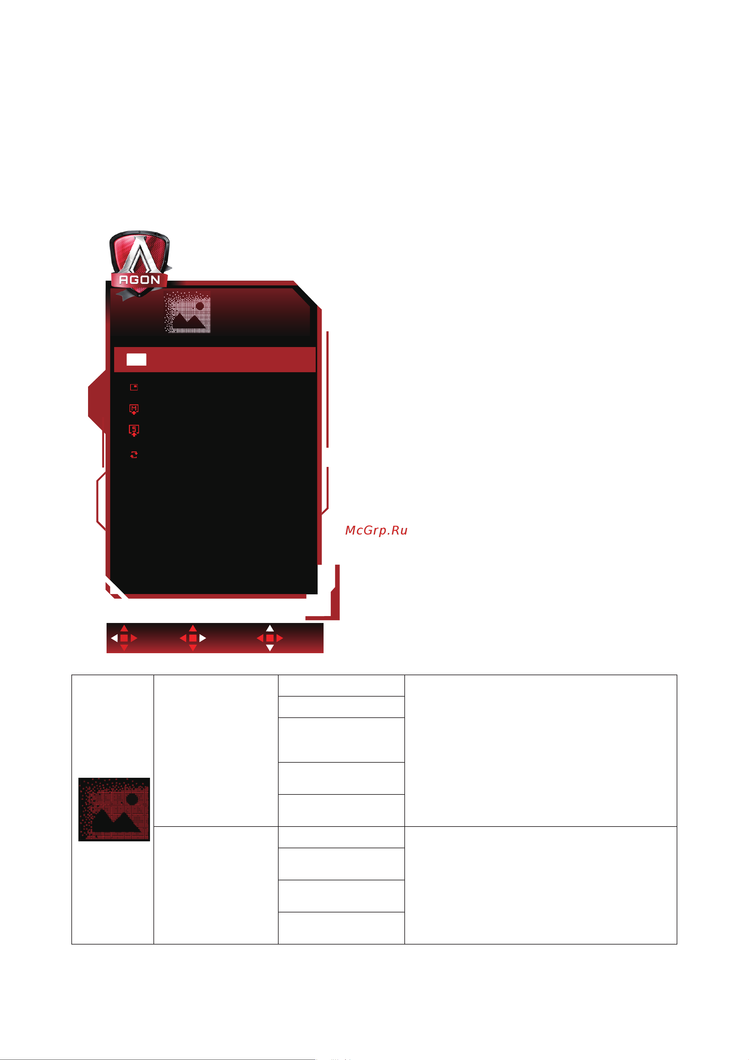AOC AG493UCX [22/34] Image setup настр изображ