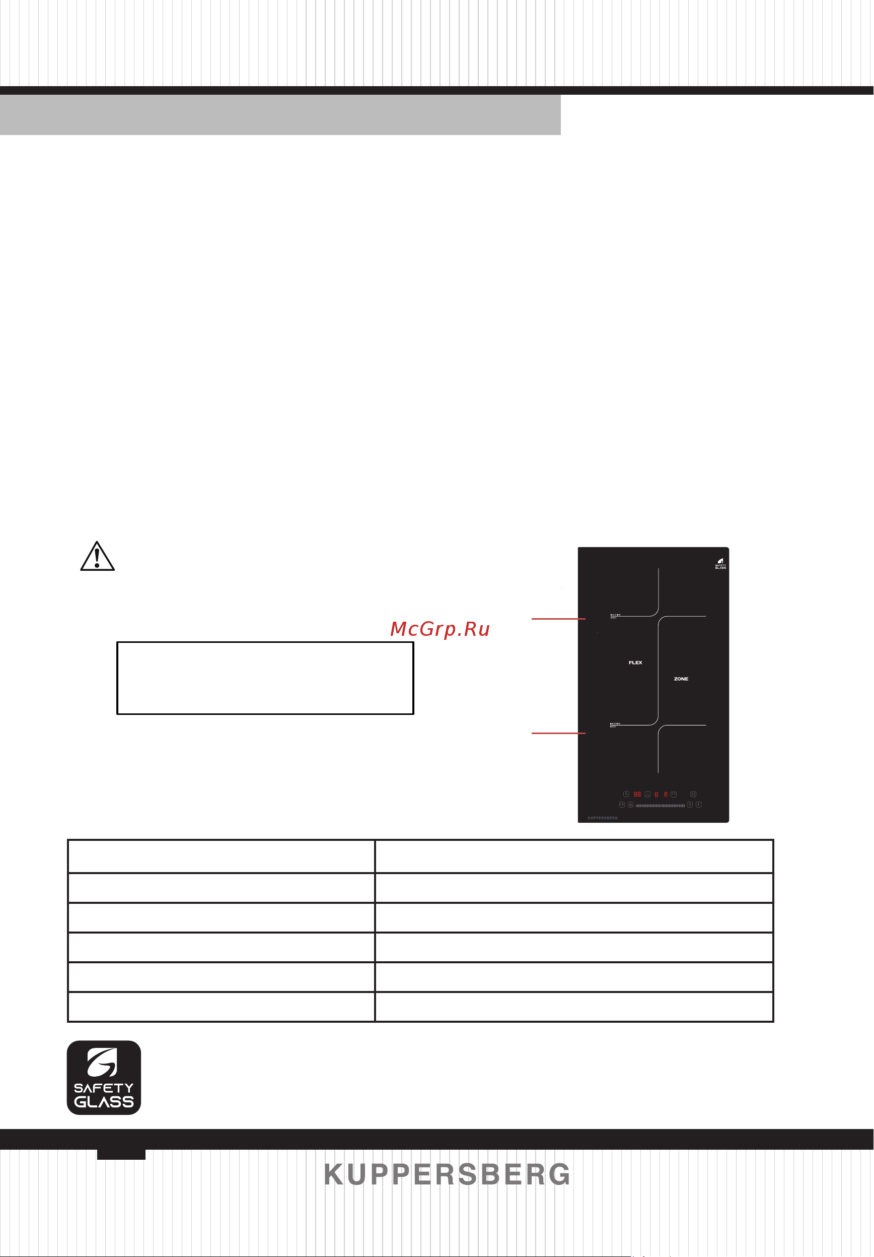 Kuppersberg ICS 311 6425 [8/80] Allgemeine hinweise