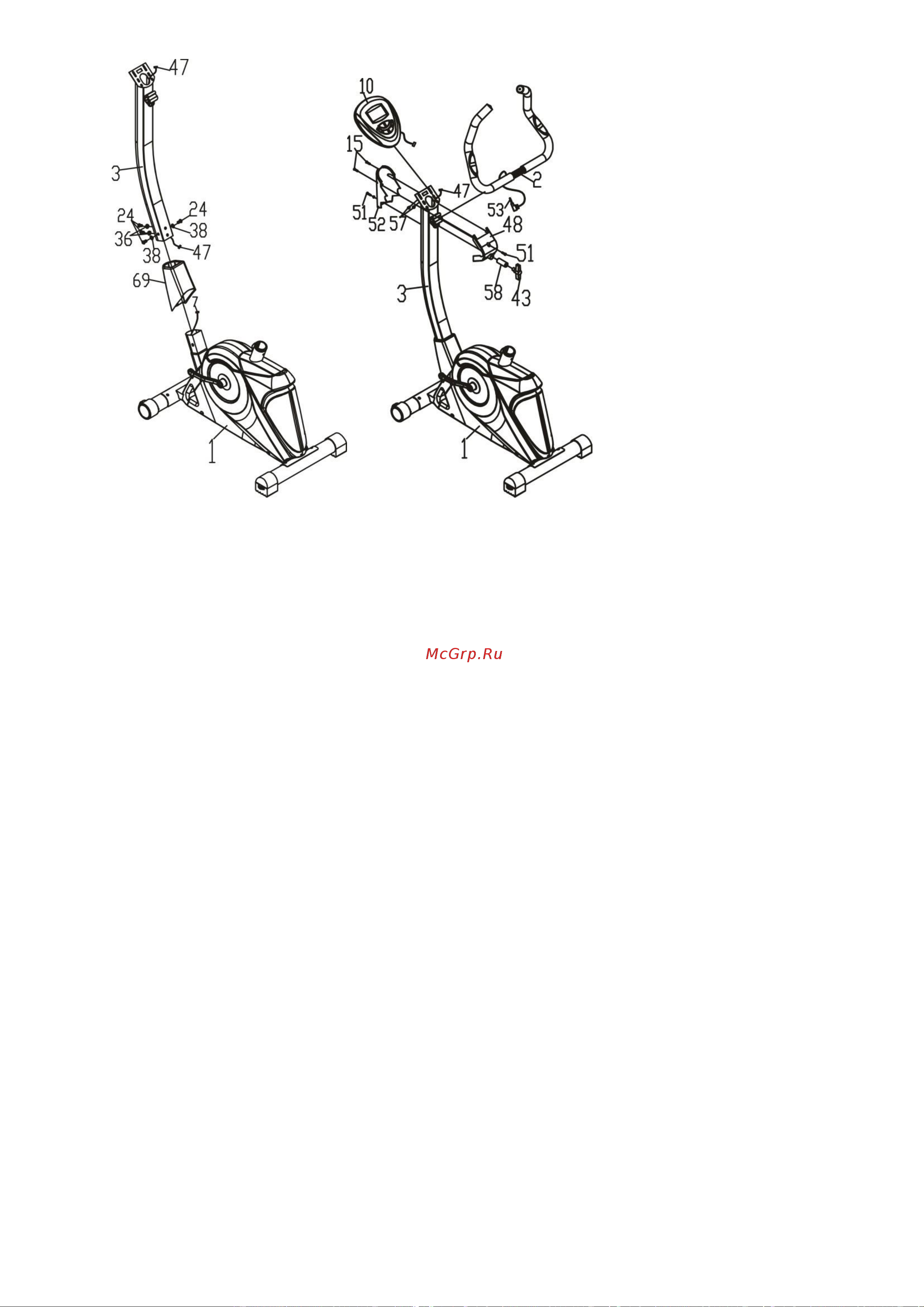 Carbon Fitness U804_NEW [15/26] Шаг 3