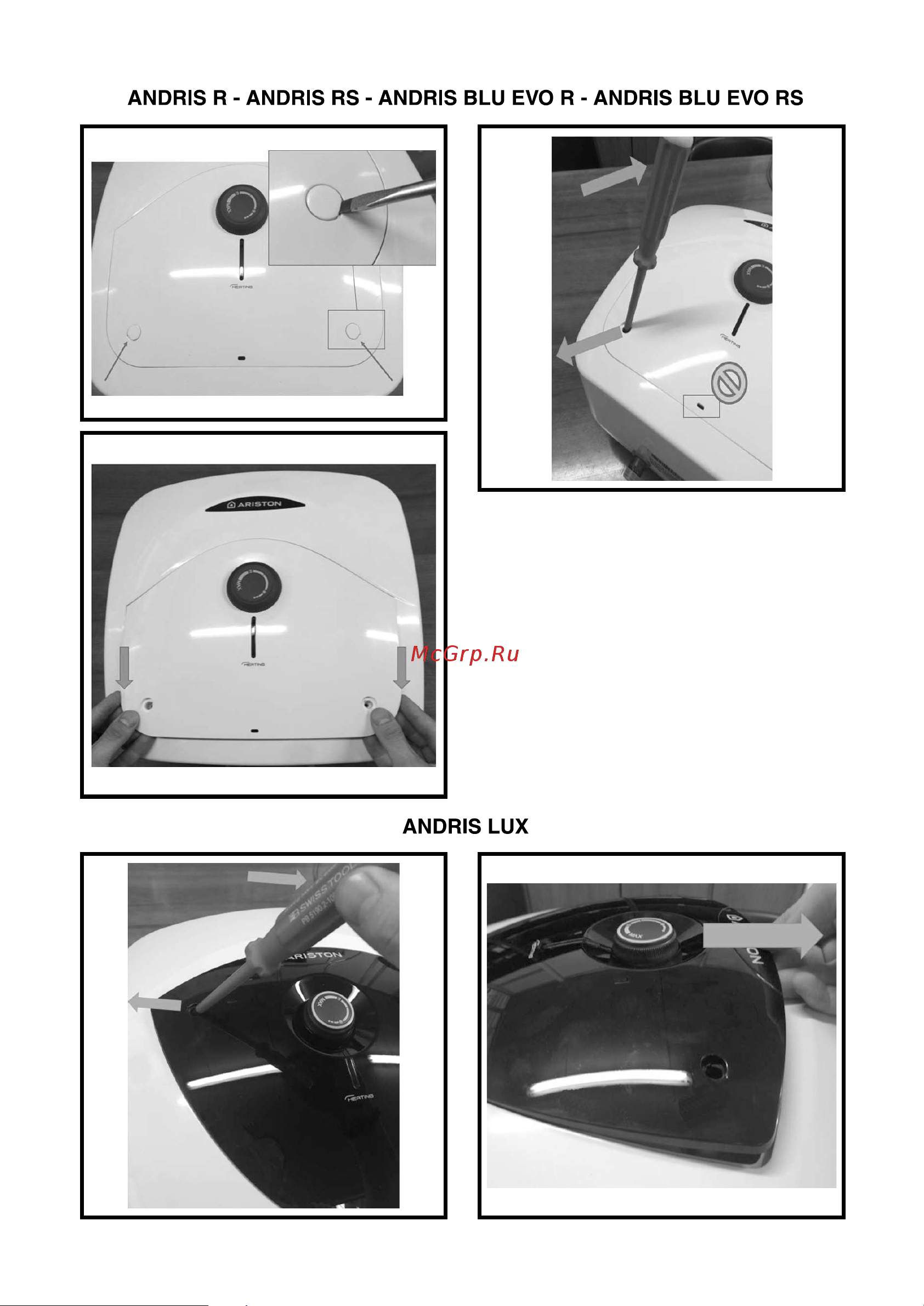 Ariston ABS ANDRIS2 R 15 U Руководство по эксплуатации онлайн [34/36] 793575