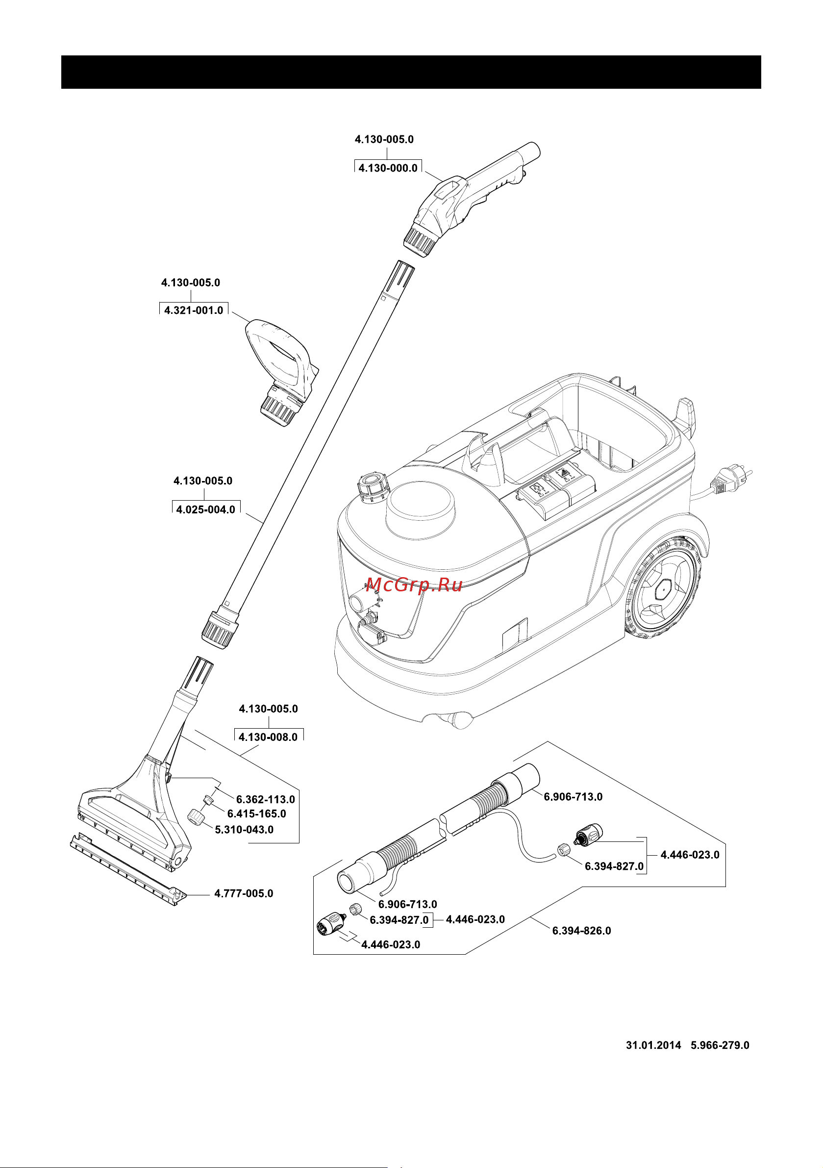 Karcher PUZZI 10/1 EU 1.100-130 Руководство по эксплуатации онлайн [211/212] 824105