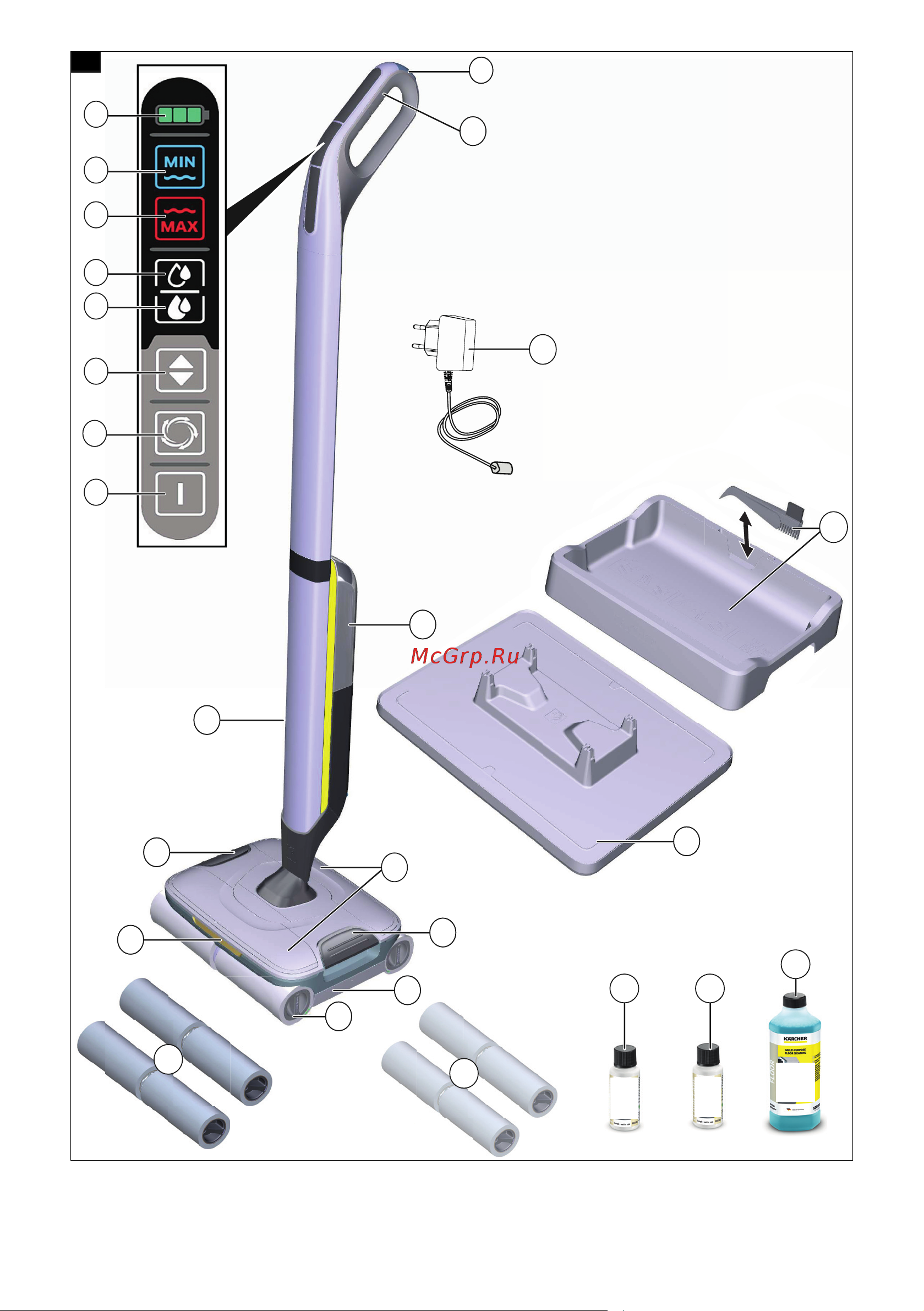 Karcher FC 7 CORDLESS Руководство по эксплуатации онлайн [2/236] 793762