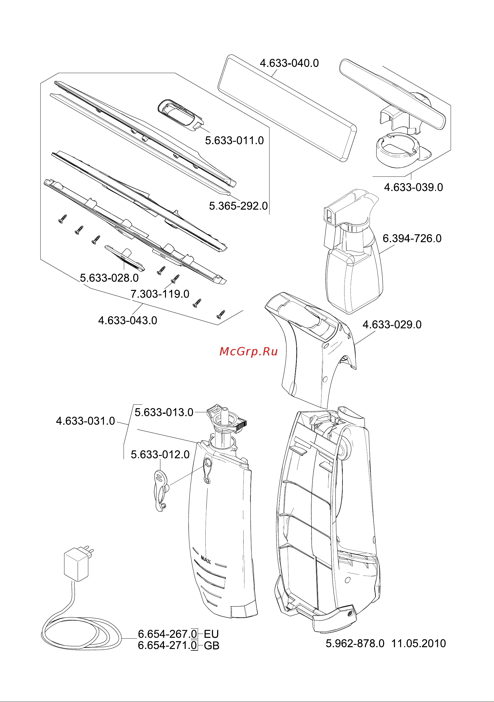 Karcher WV 50 Plus EU-II Руководство по эксплуатации онлайн [115/116] 793824
