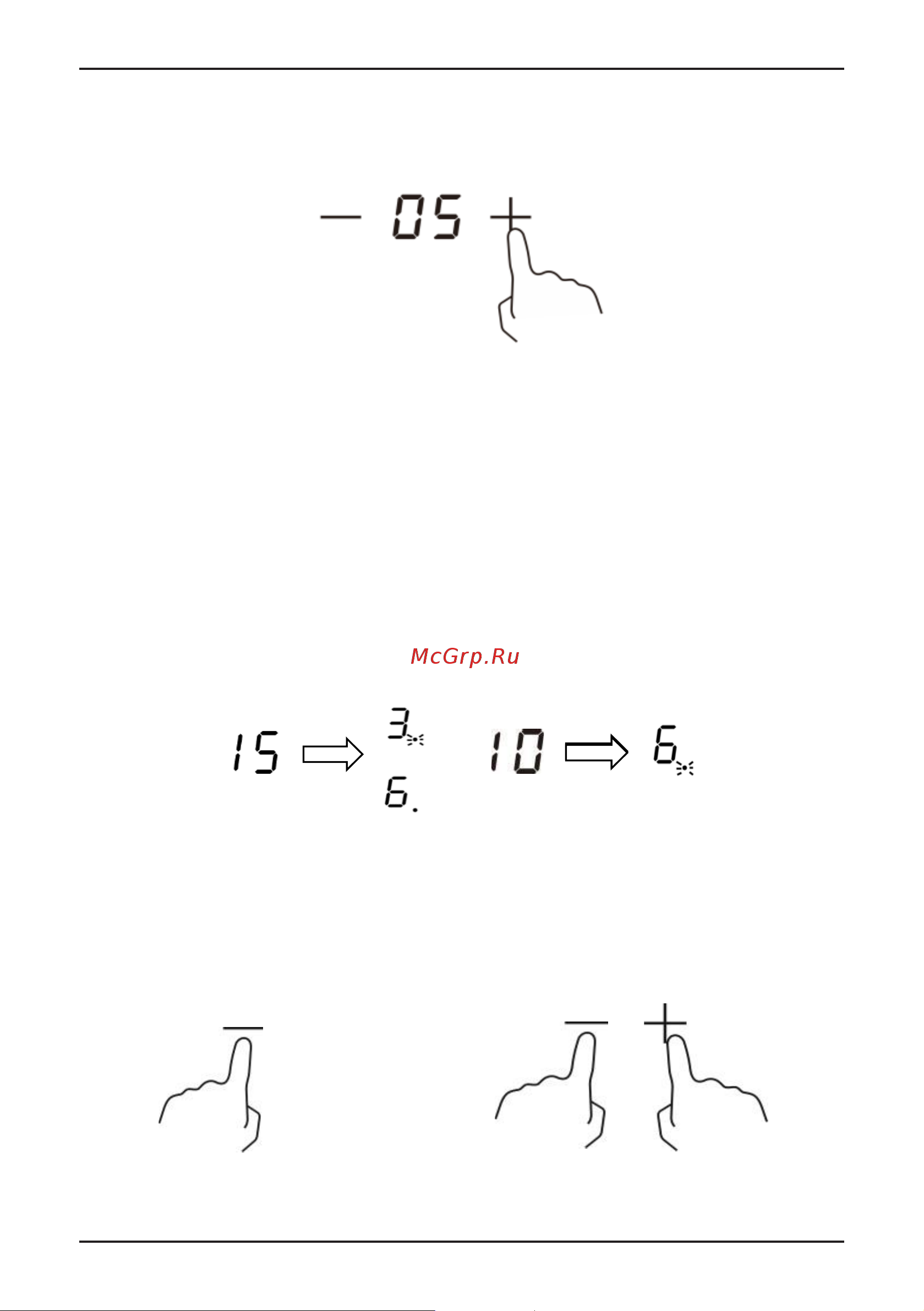 Korting HIB 68700 B Quadro [14/33] Short touch is to set 1min each long touch is to set 10min each