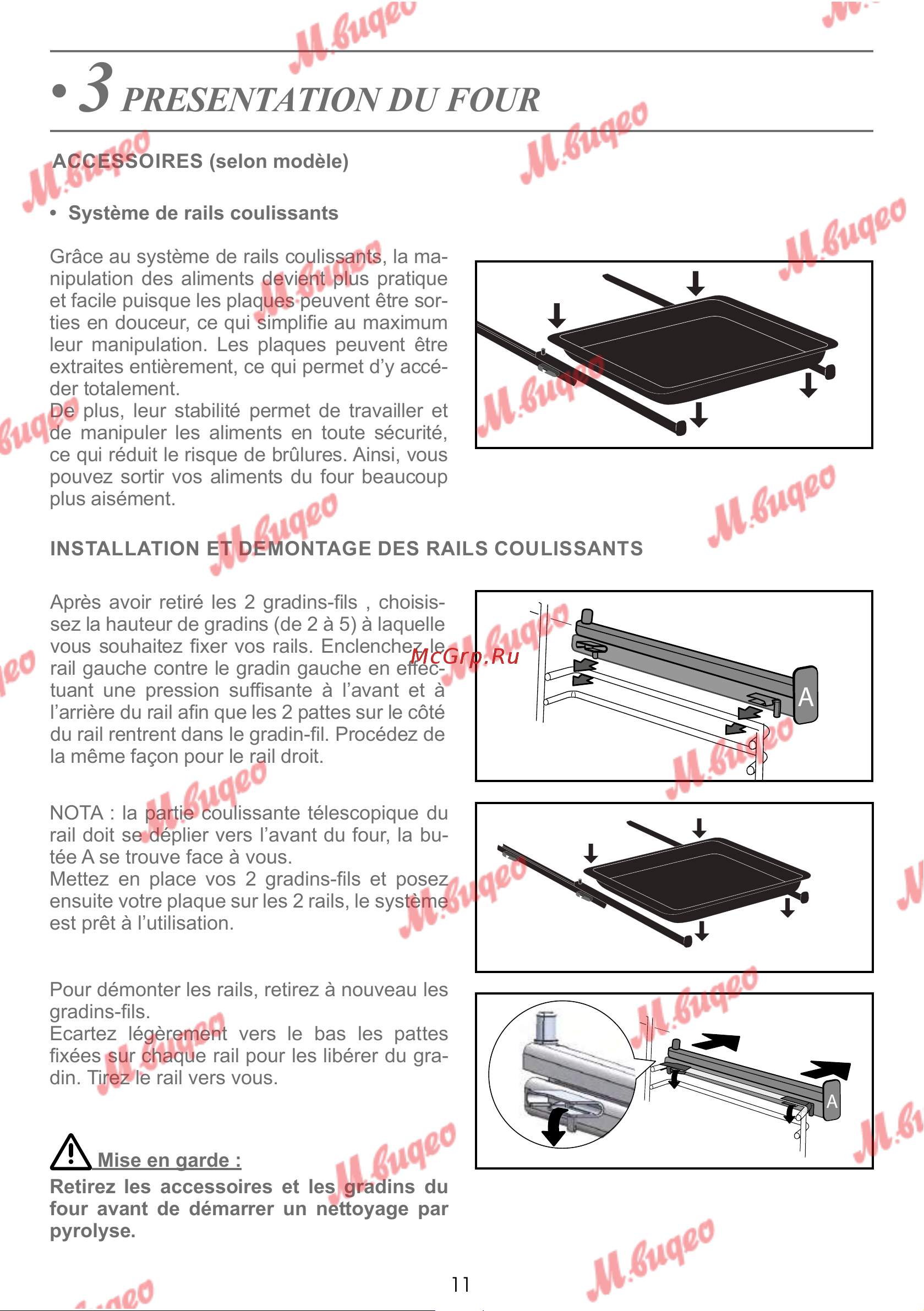 De Dietrich DOP7231A [11/329] Presentation du four