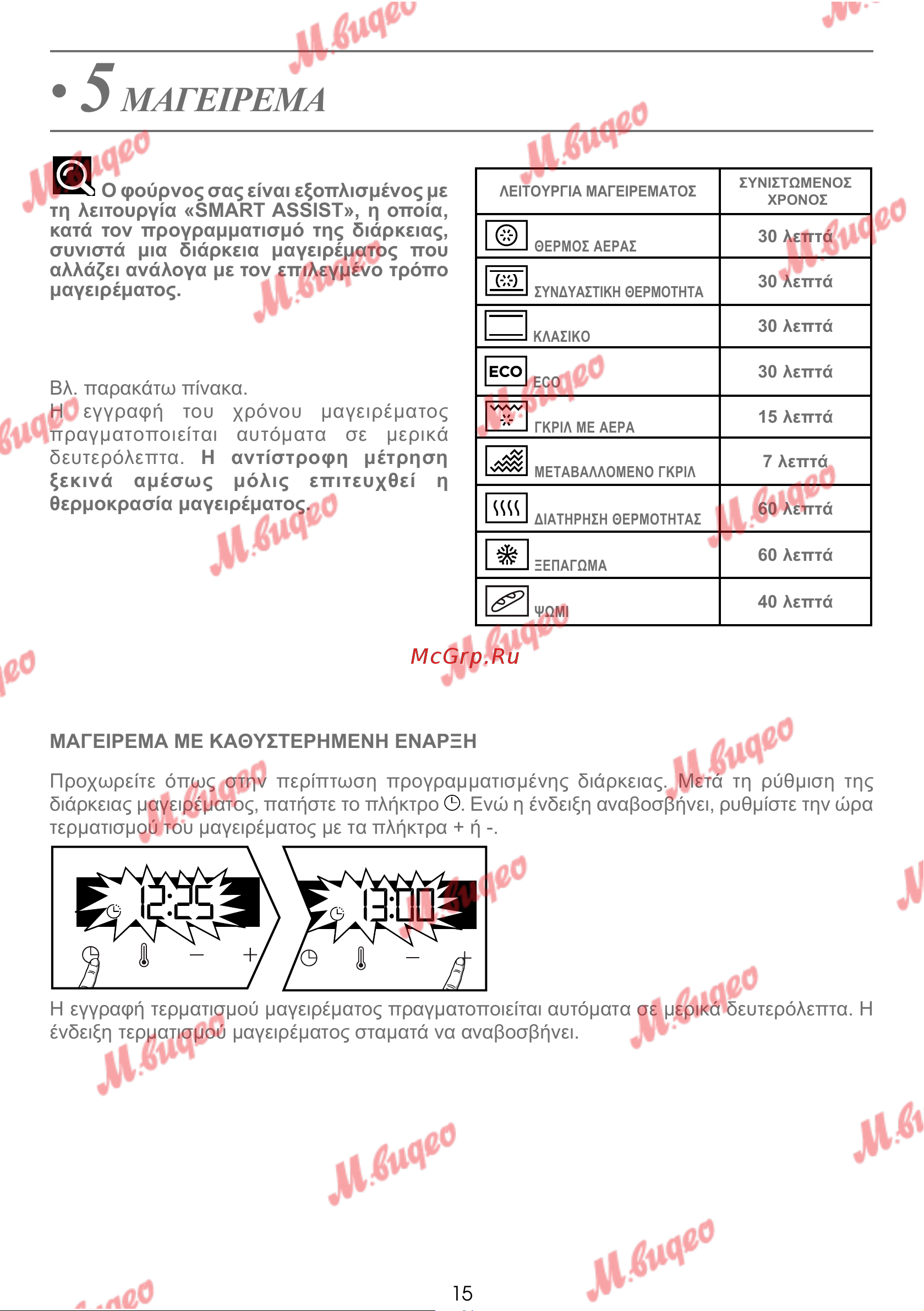 De Dietrich DOP7231A [117/329] Μαγειρεμα