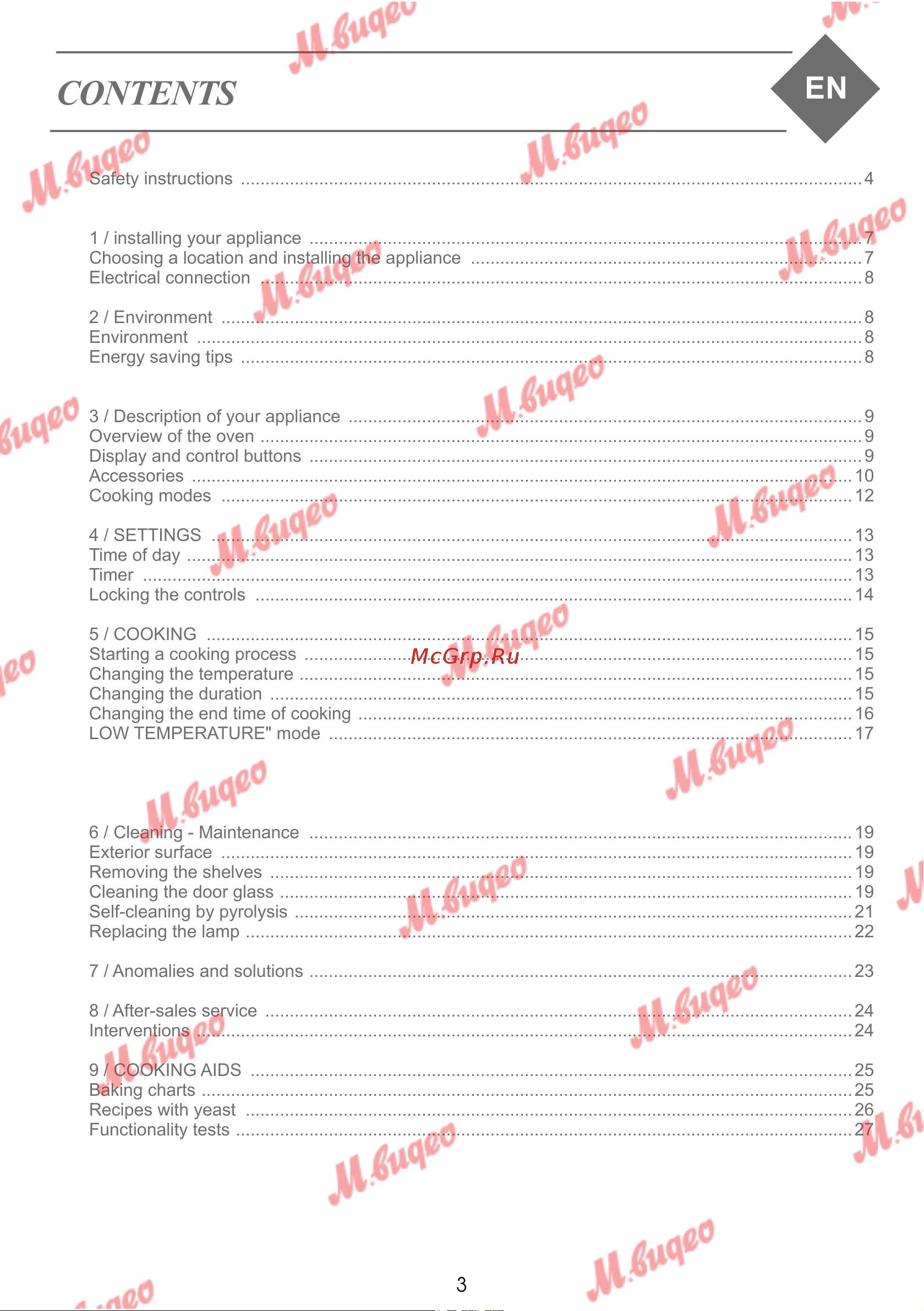 De Dietrich DOP7231A [130/329] Contents