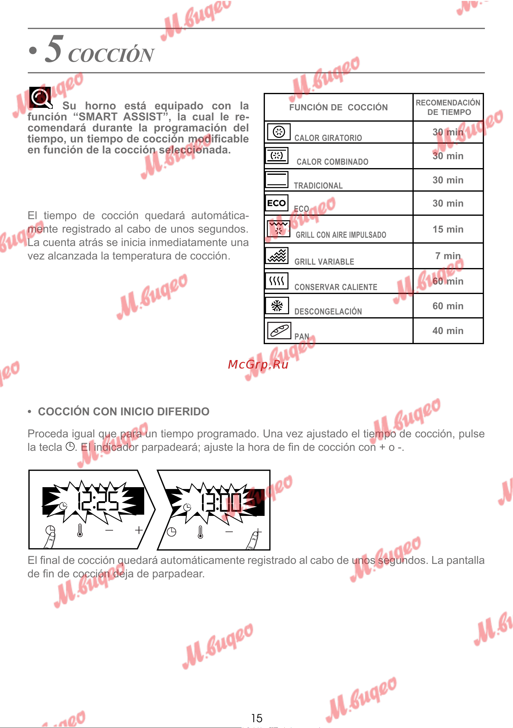 De Dietrich DOP7231A [168/329] Cocción