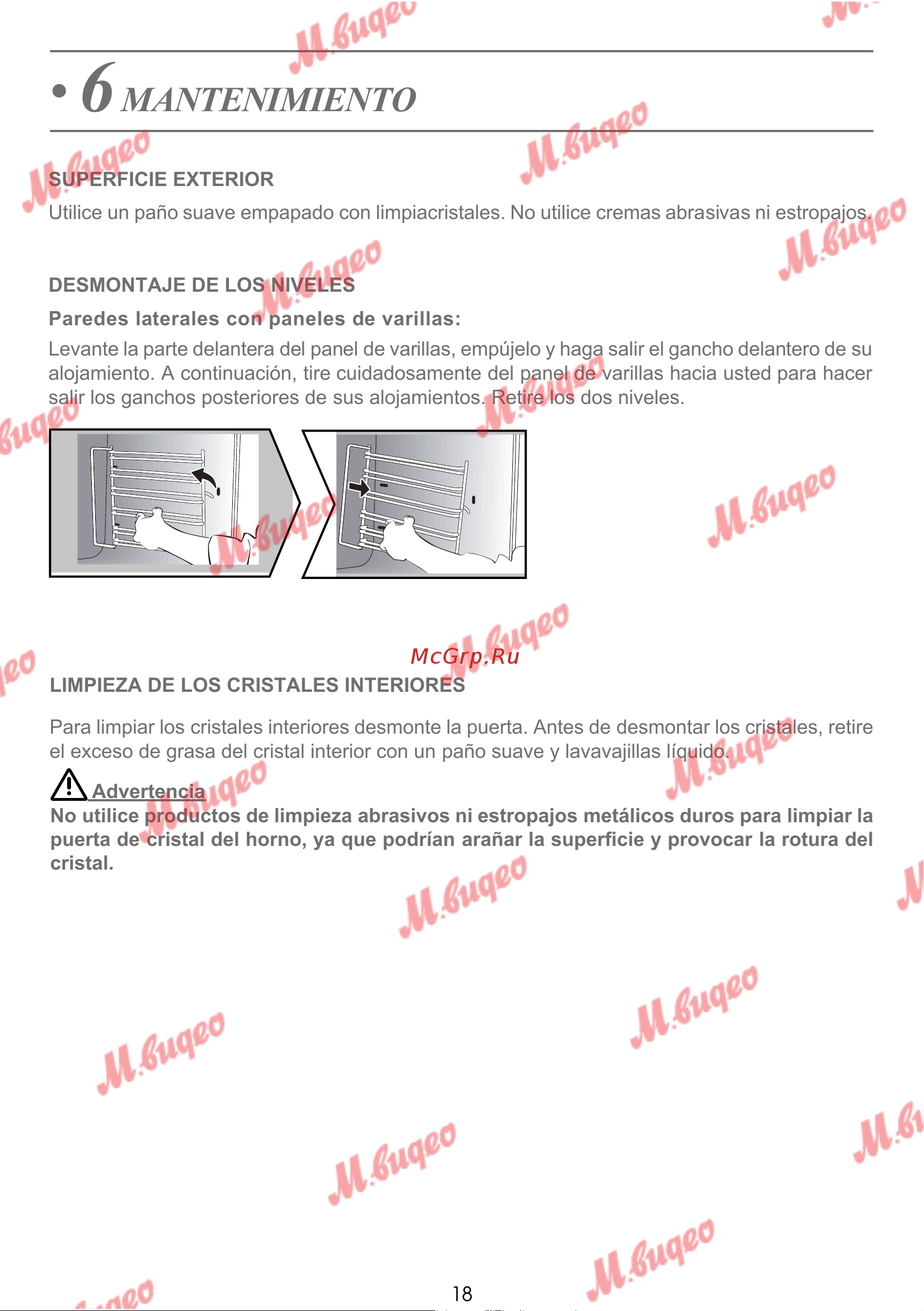 De Dietrich DOP7231A [171/329] Mantenimiento