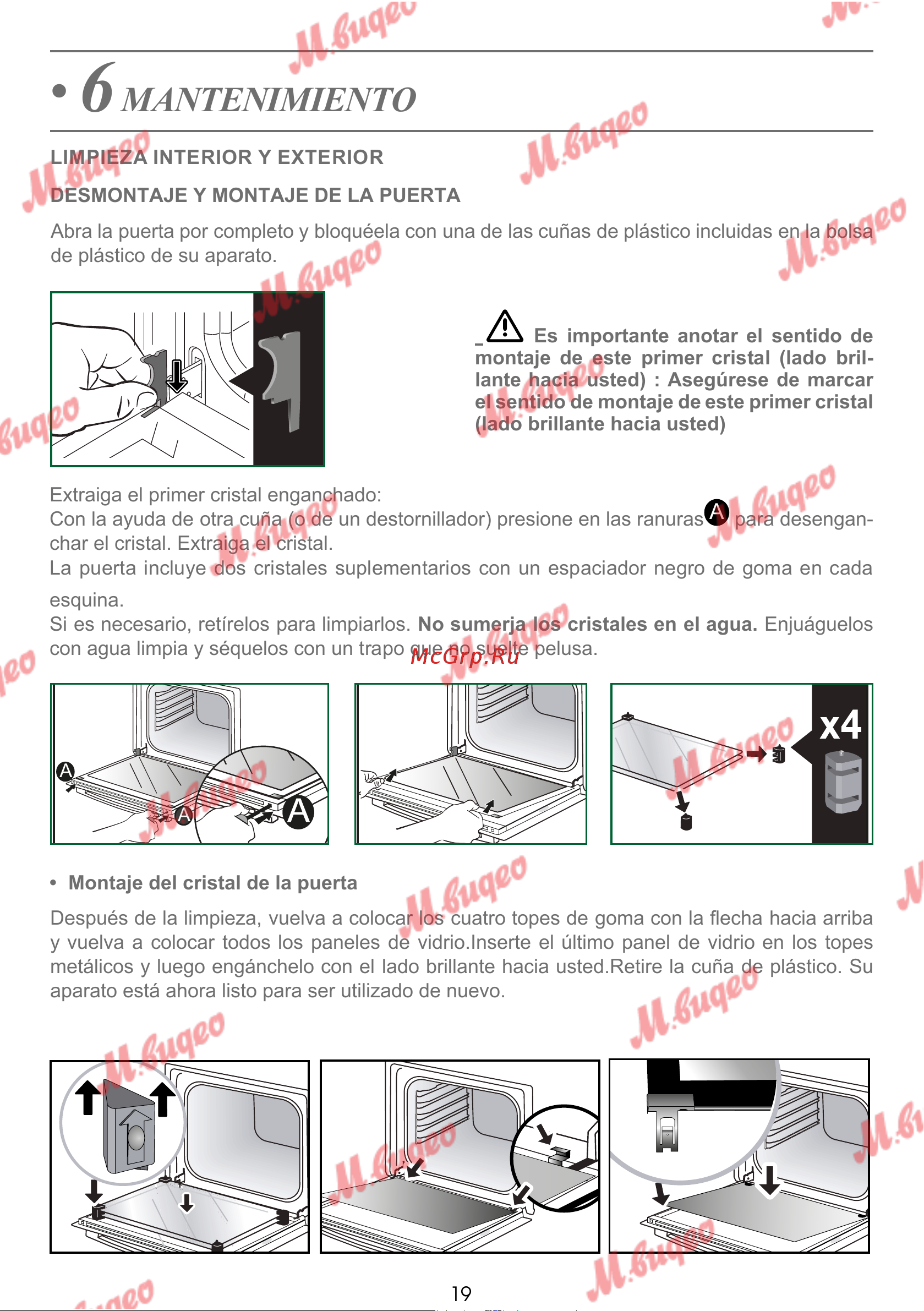 De Dietrich DOP7231A [172/329] Mantenimiento
