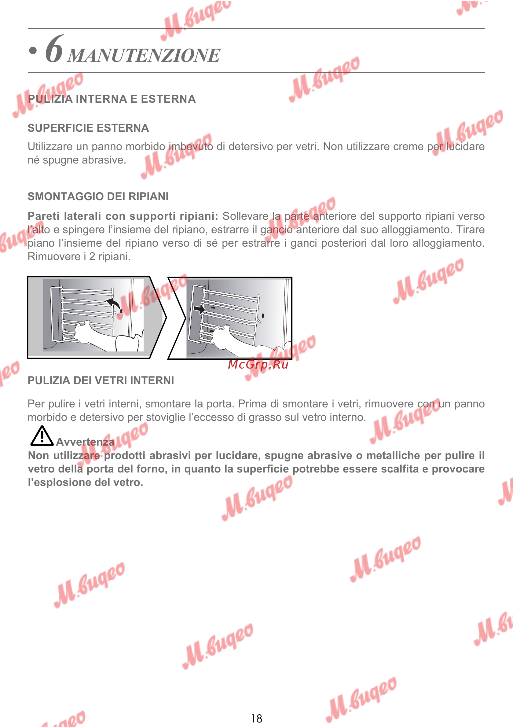 De Dietrich DOP7231A [196/329] Manutenzione