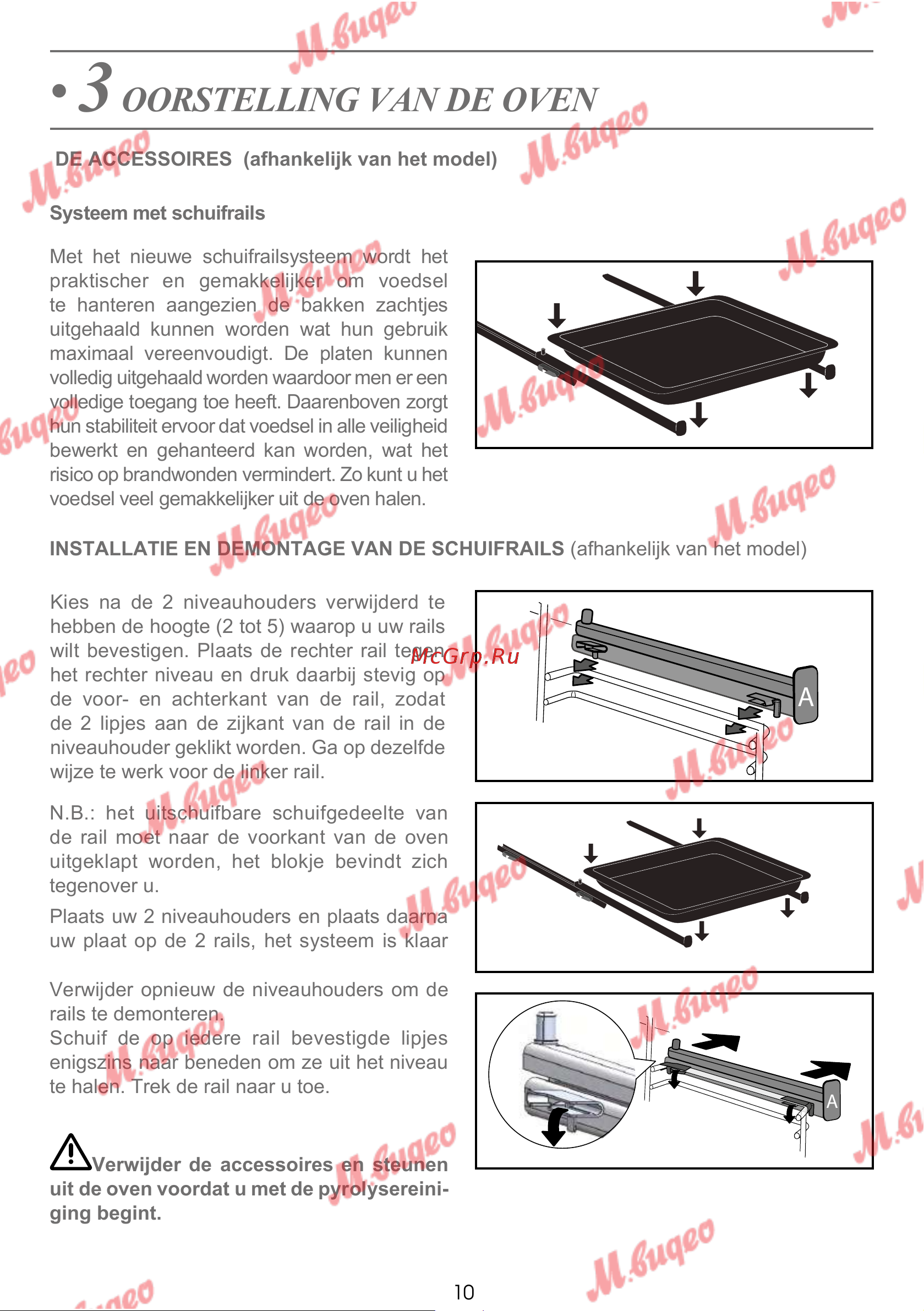 De Dietrich DOP7231A [213/329] Oorstelling van de oven