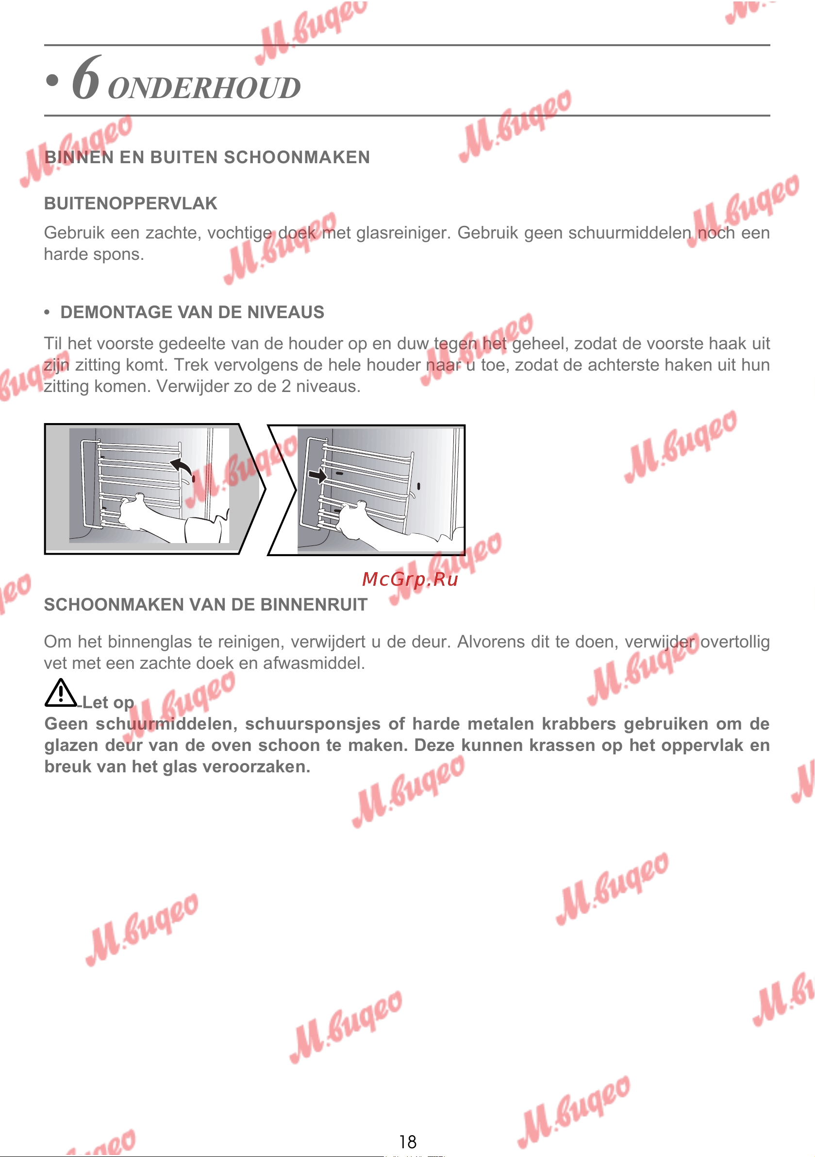 De Dietrich DOP7231A [221/329] Onderhoud