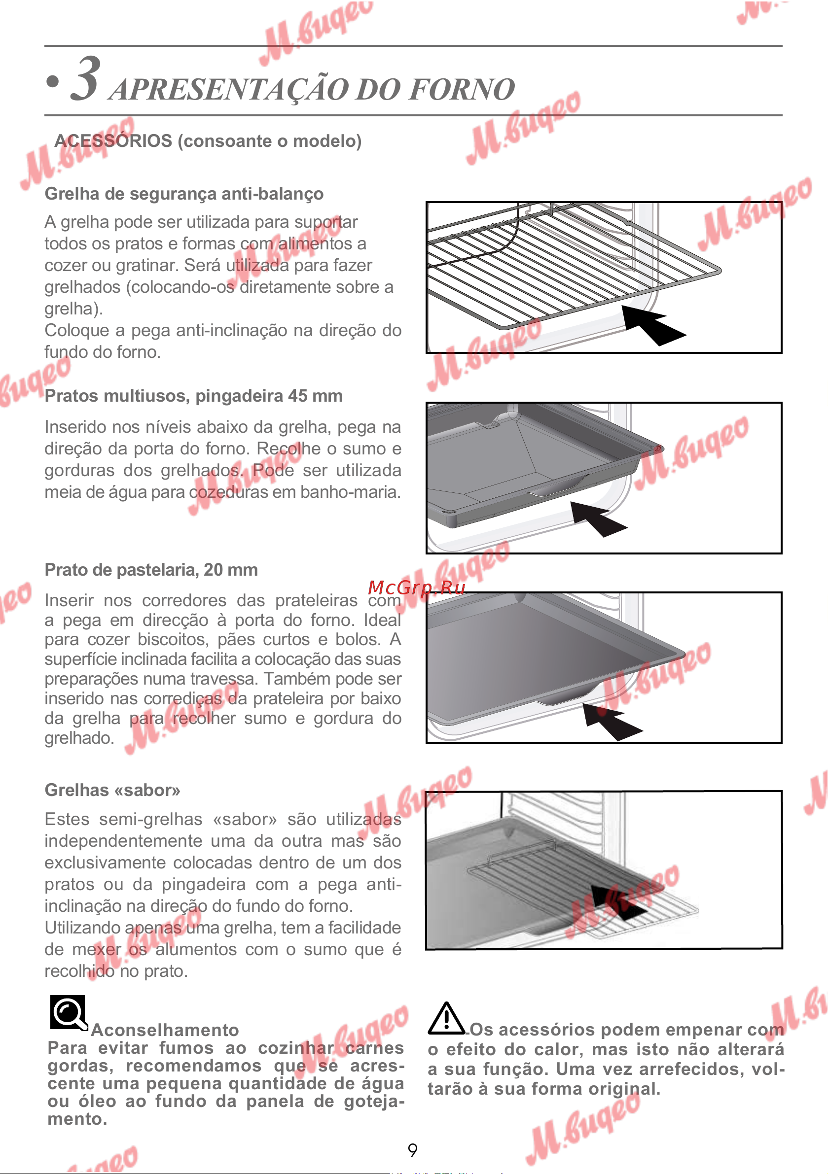De Dietrich DOP7231A [262/329] Apresentação do forno