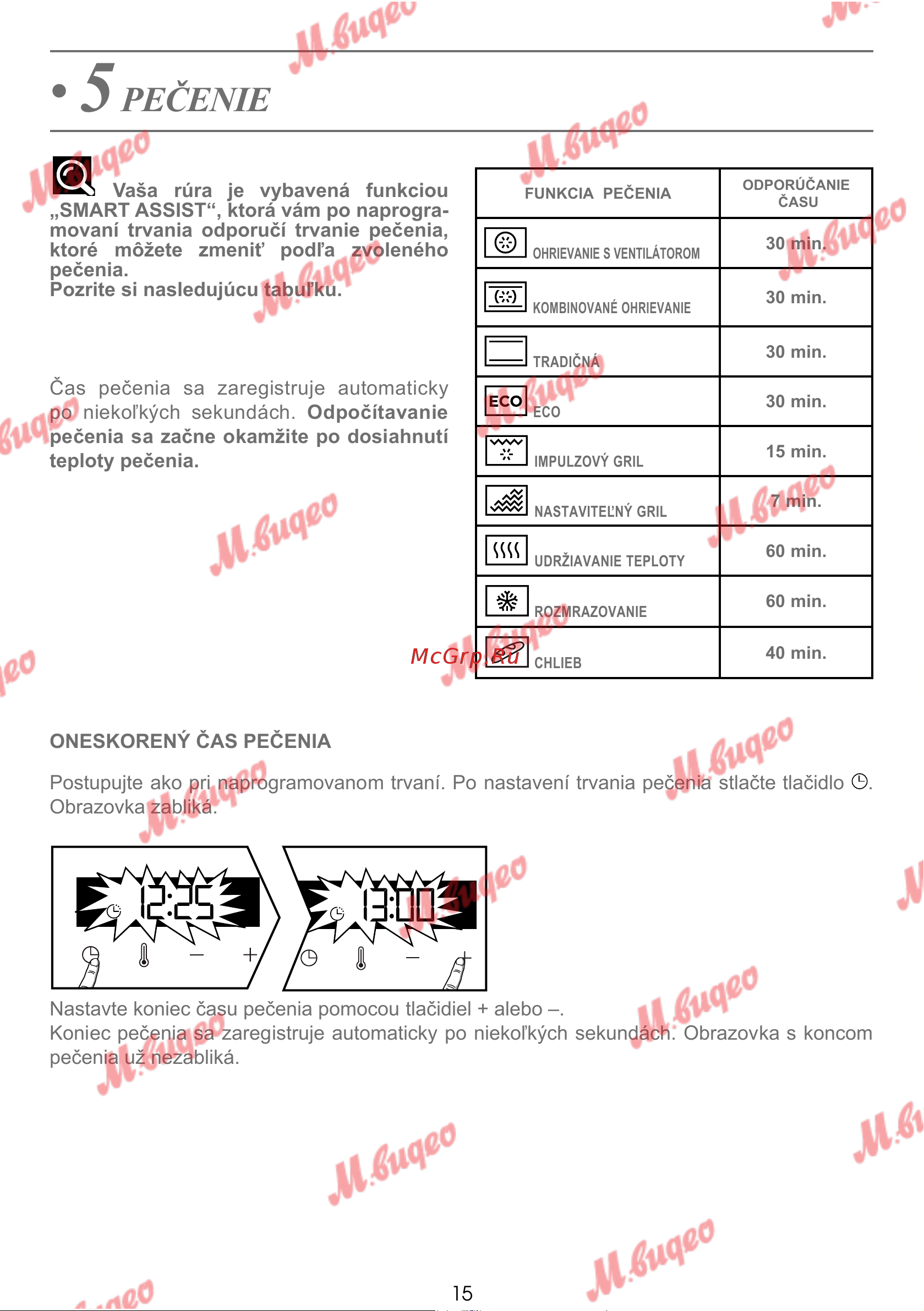 De Dietrich DOP7231A [318/329] Pečenie