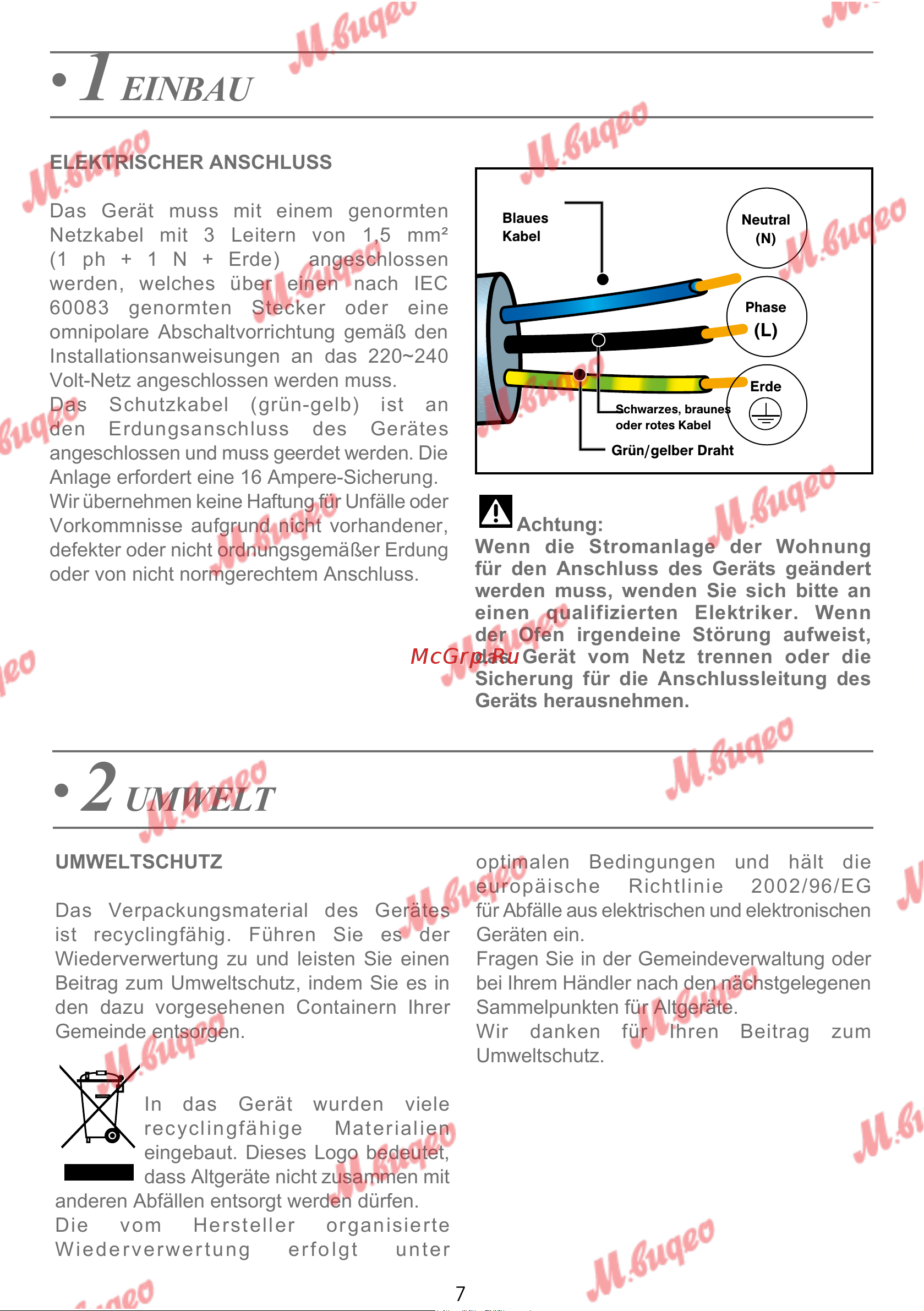 De Dietrich DOP7231A [84/329] Einbau