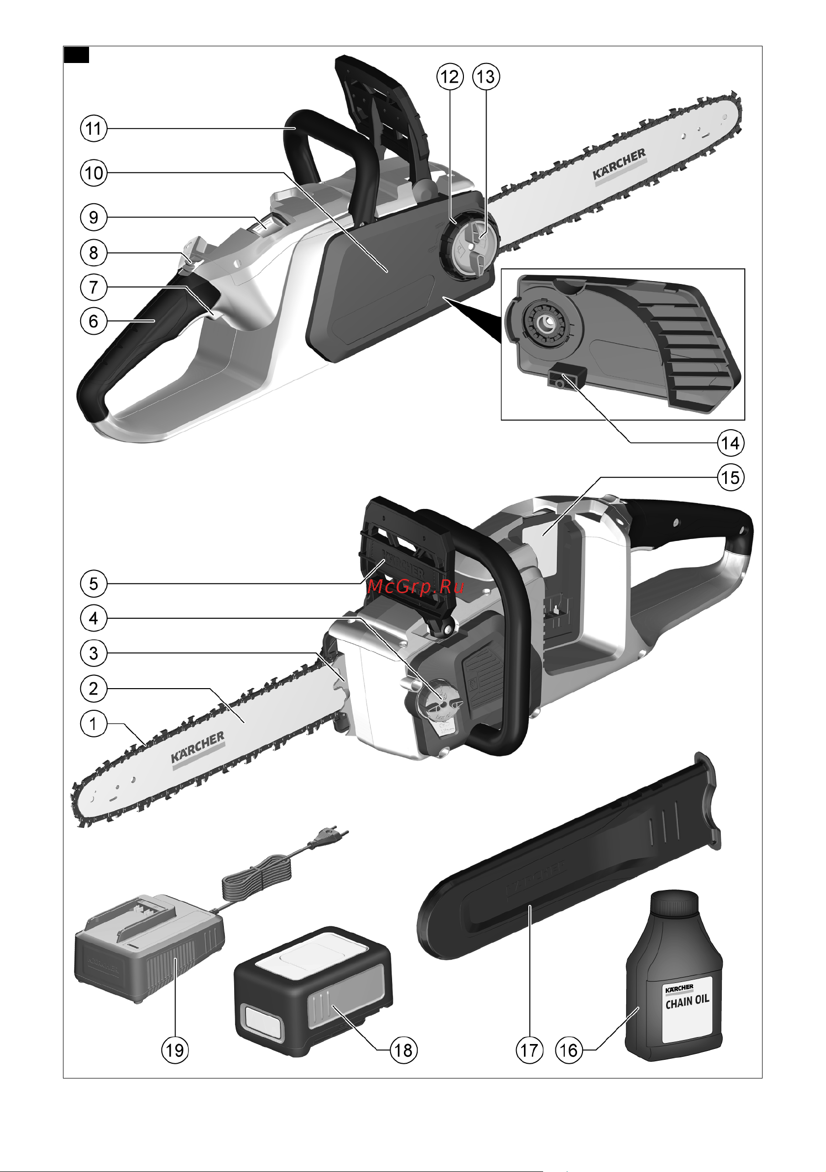 Karcher CNS 36-35 Battery 1.444-050.0 Руководство по эксплуатации онлайн [2/548] 793983