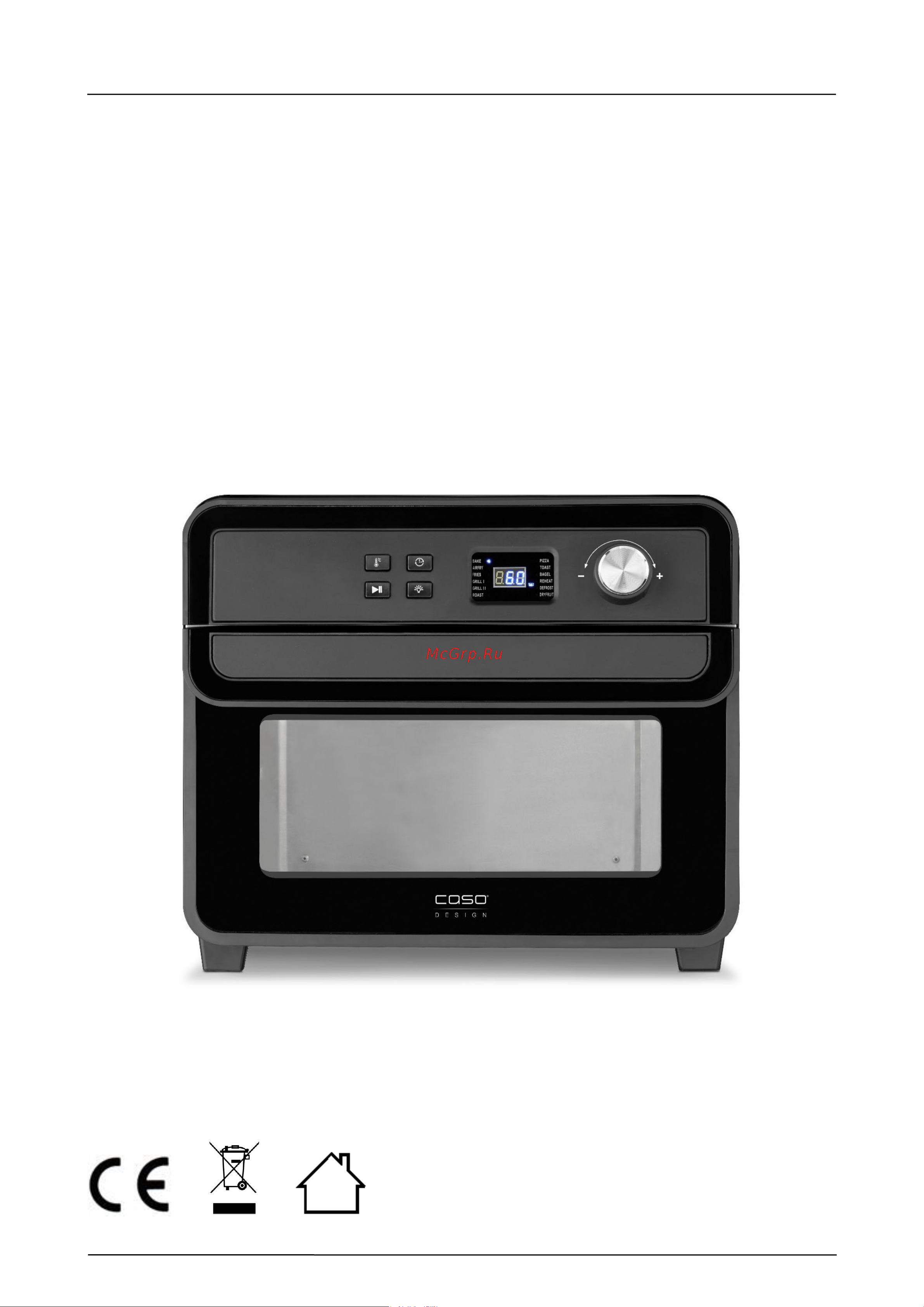 Caso AirFry Chef 1700 [22/58] Original operating manual