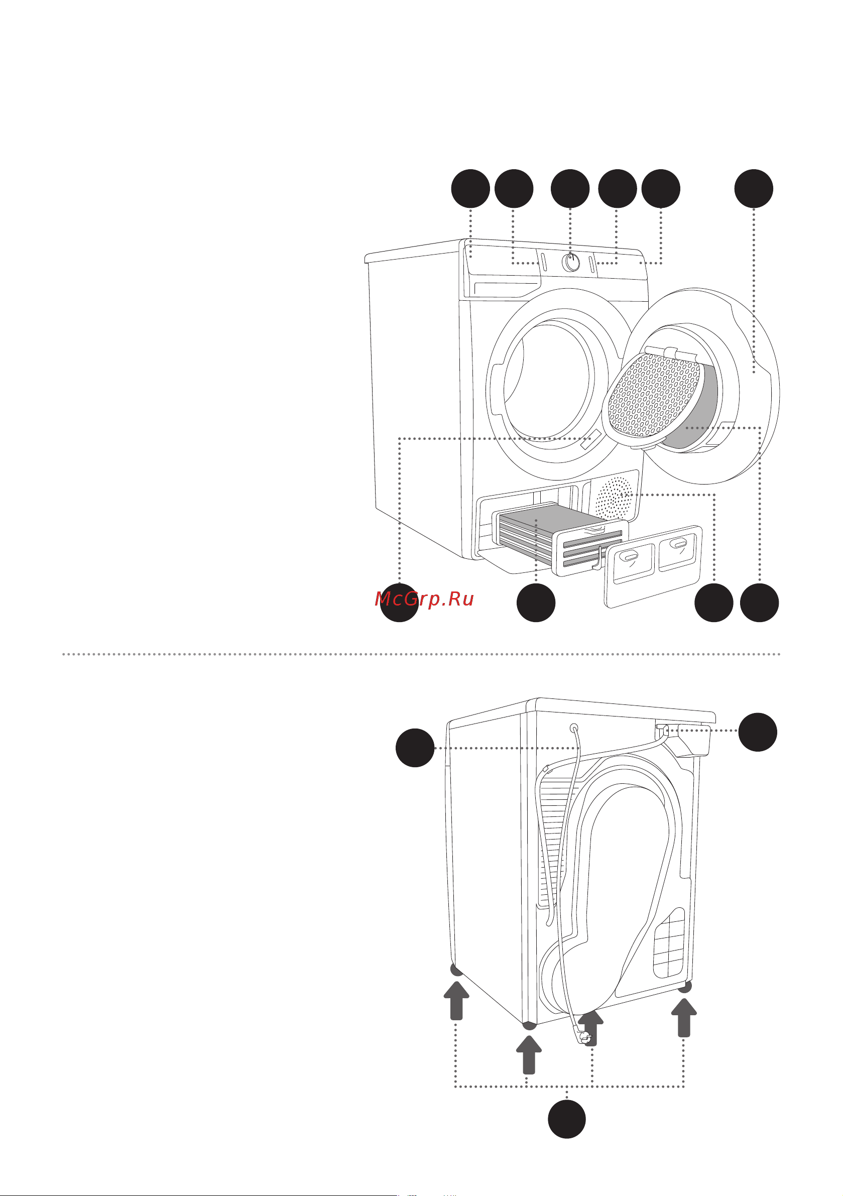 Gorenje DP 7 B [12/56] Описание сушильной машины