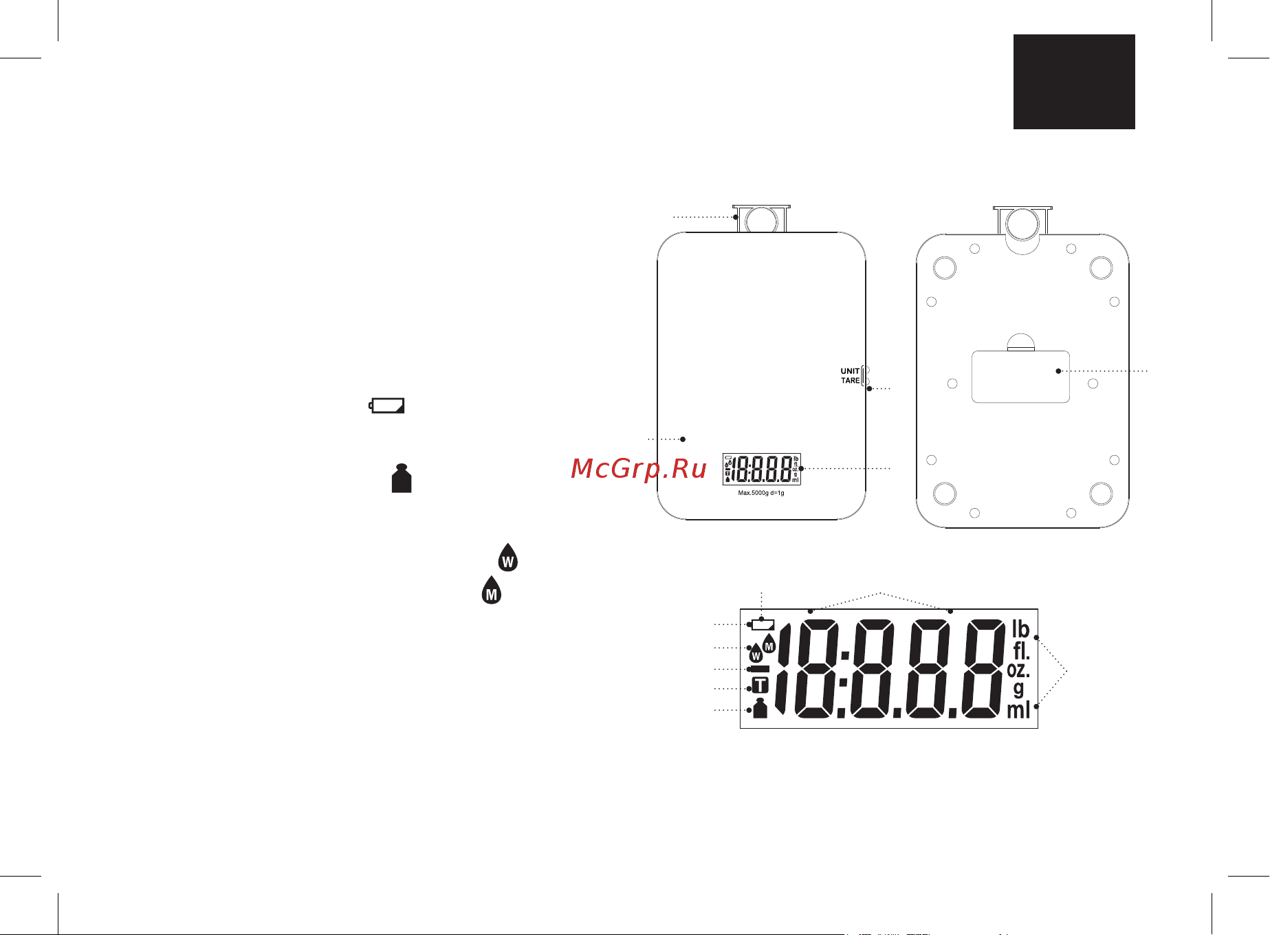 Brayer BR1801 [3/40] Kitchen scale br1801