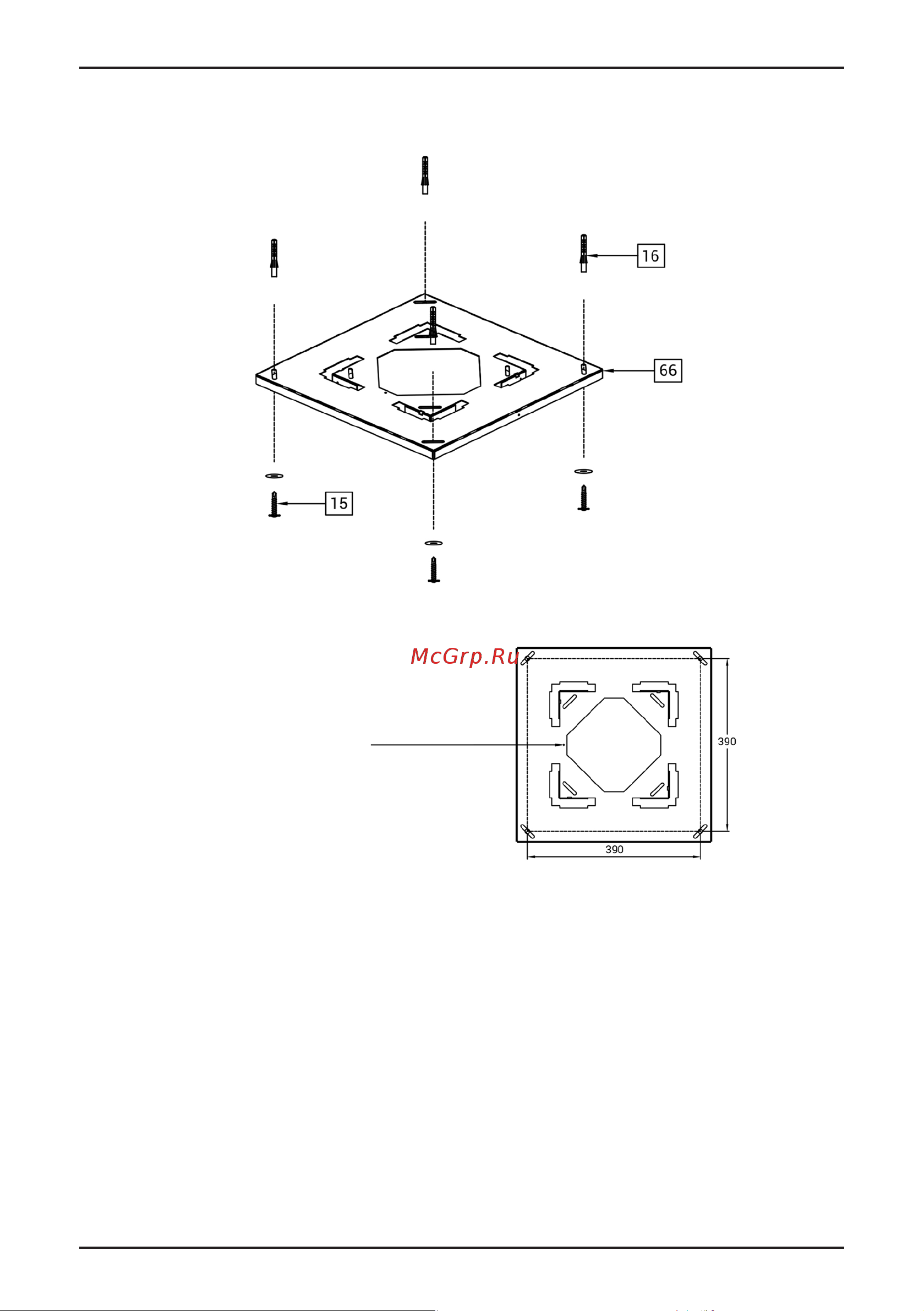 Korting KHA 39970 W [9/23] Отверстие а