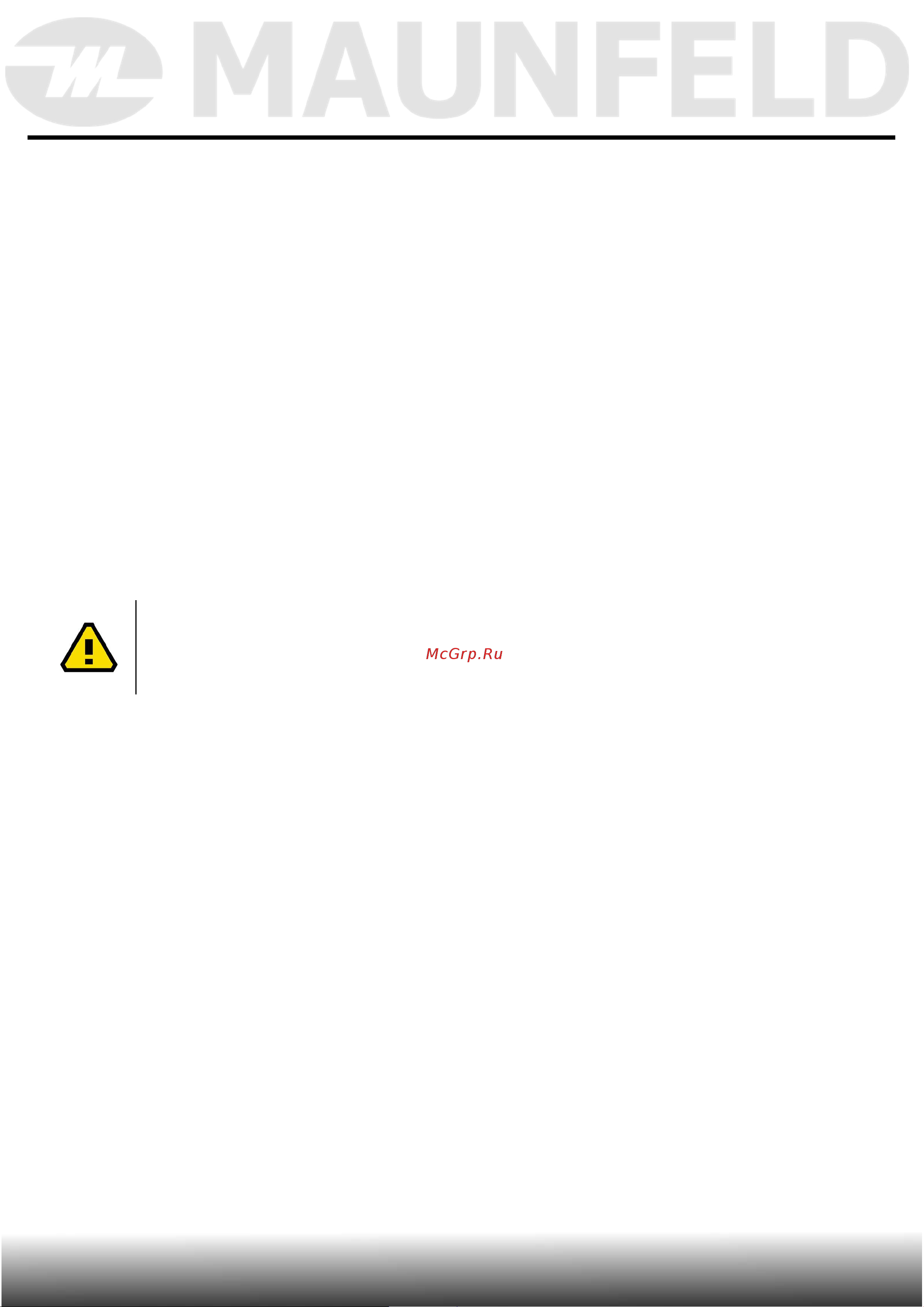 Maunfeld AVI453BK [6/43] Меры безопасности