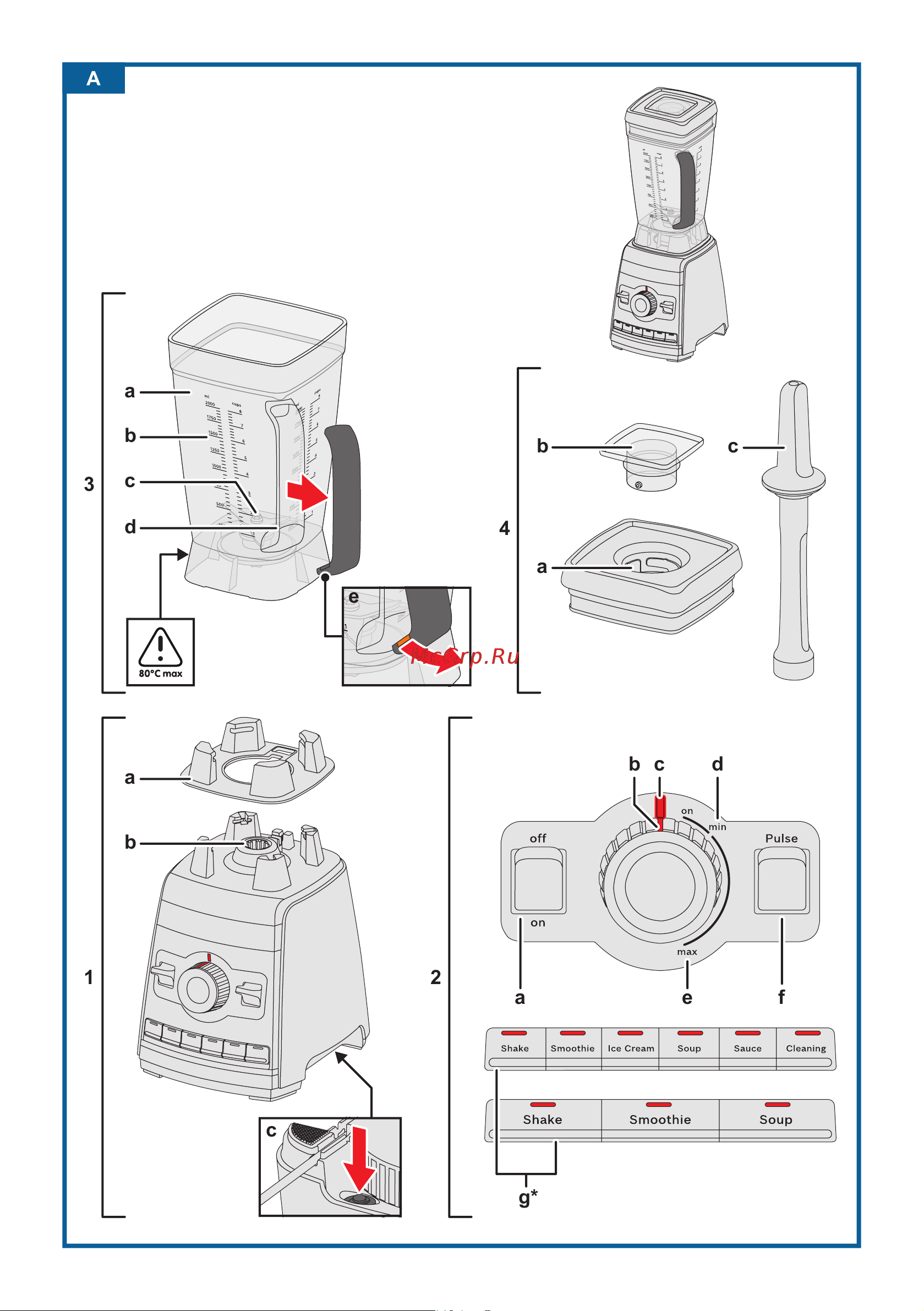 Bosch VitaBoost MMBH4P3B Руководство по эксплуатации онлайн [193/198] 794600