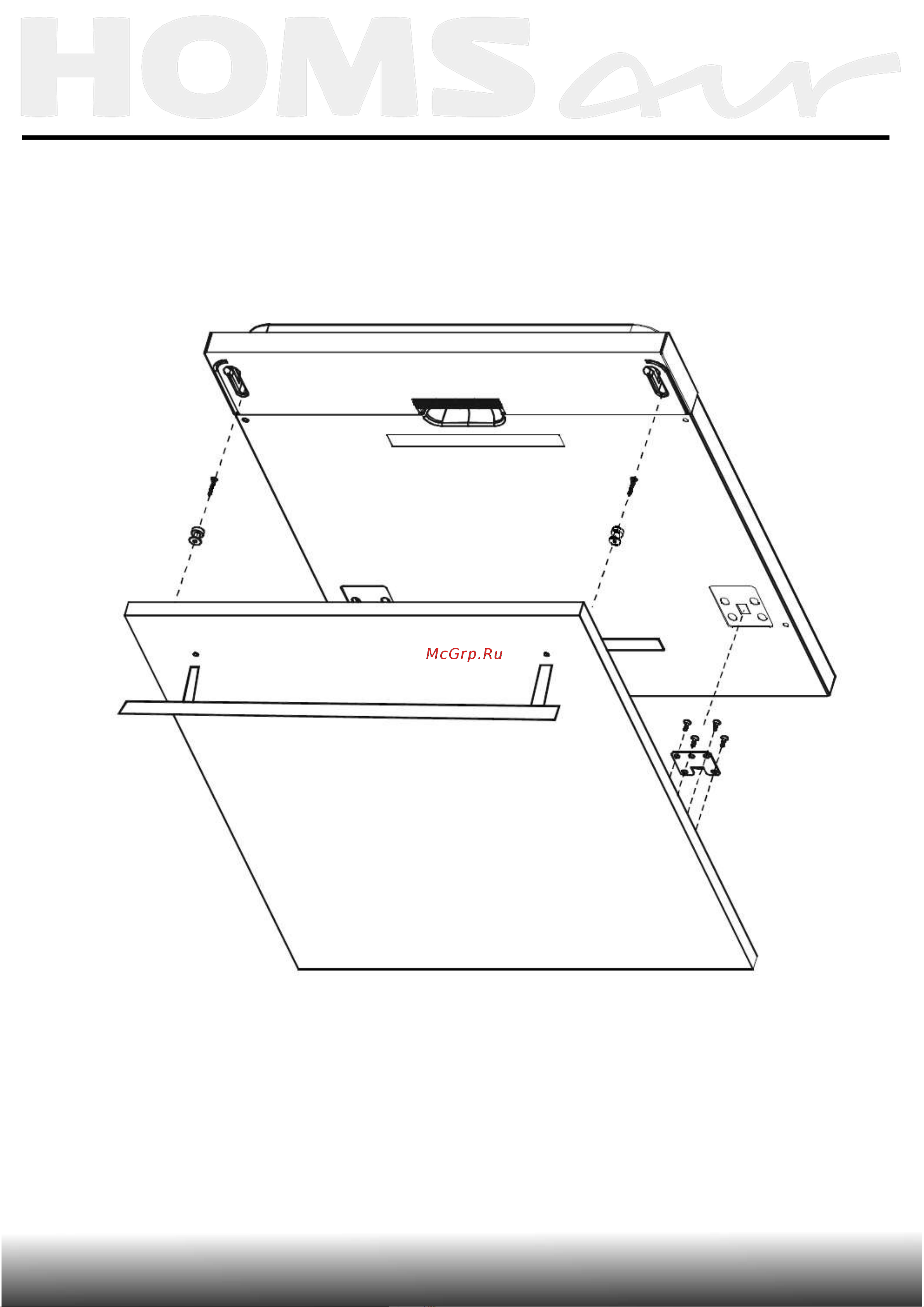 Homsair DW66M [18/59] Подготовка к установке