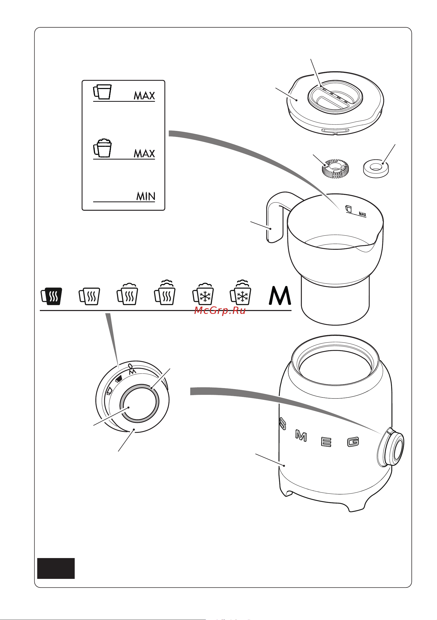 Smeg MFF11WHEU [3/12] 240v 50 60hz 500 w