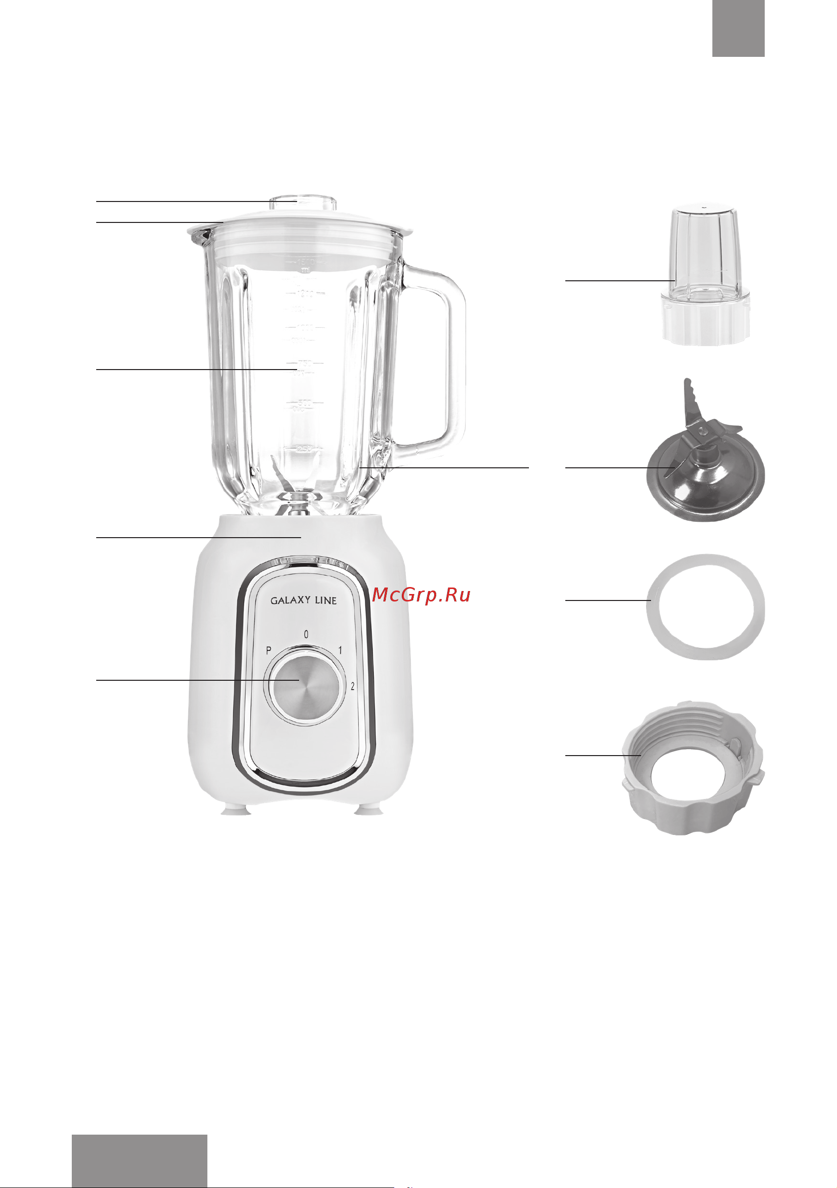Galaxy Line GL2158 [8/26] Функциональные элементы электроприбора