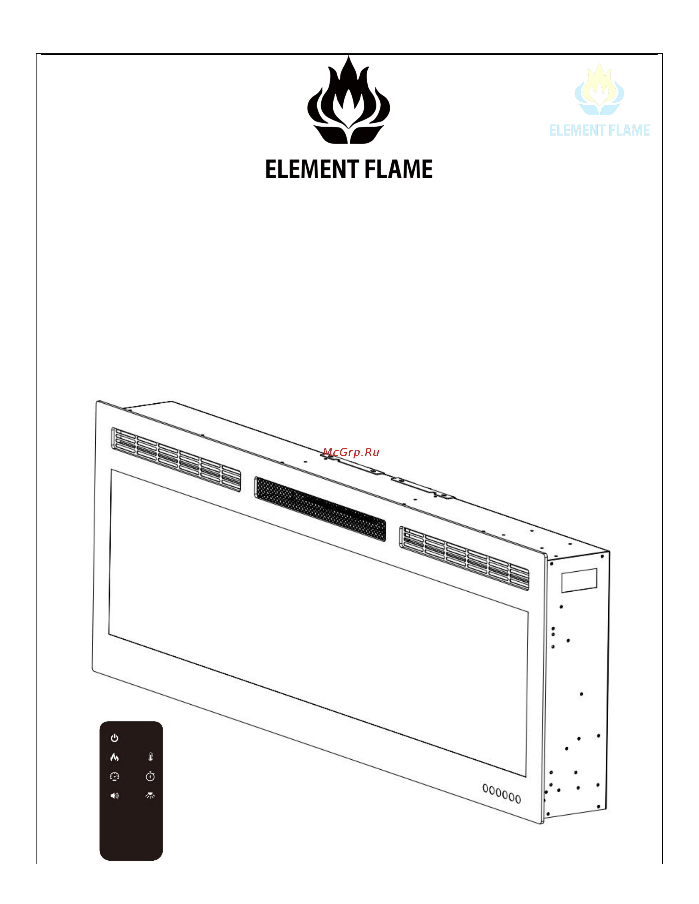Element Flame Kaiser extra Boxster 1500 Руководство по эксплуатации онлайн