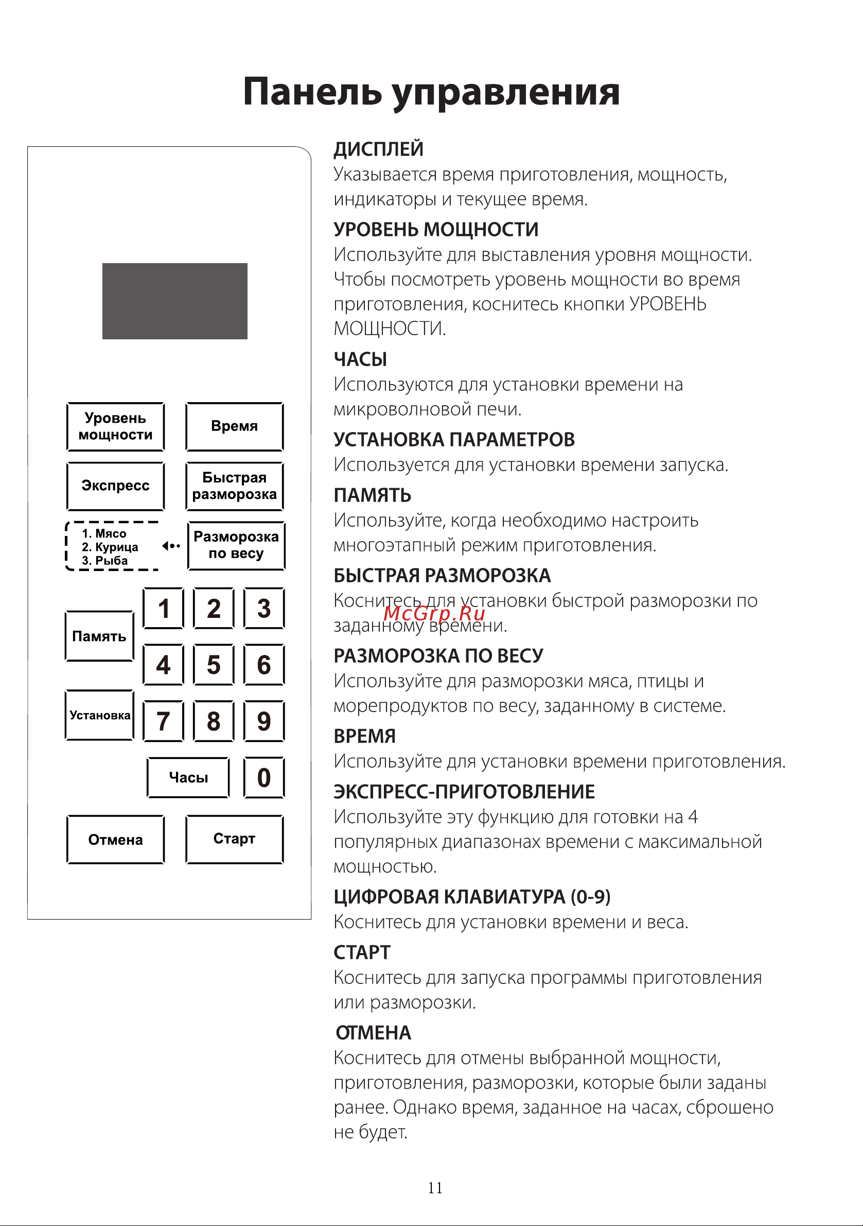 Galanz MOG-2042S [12/22] Страница 12