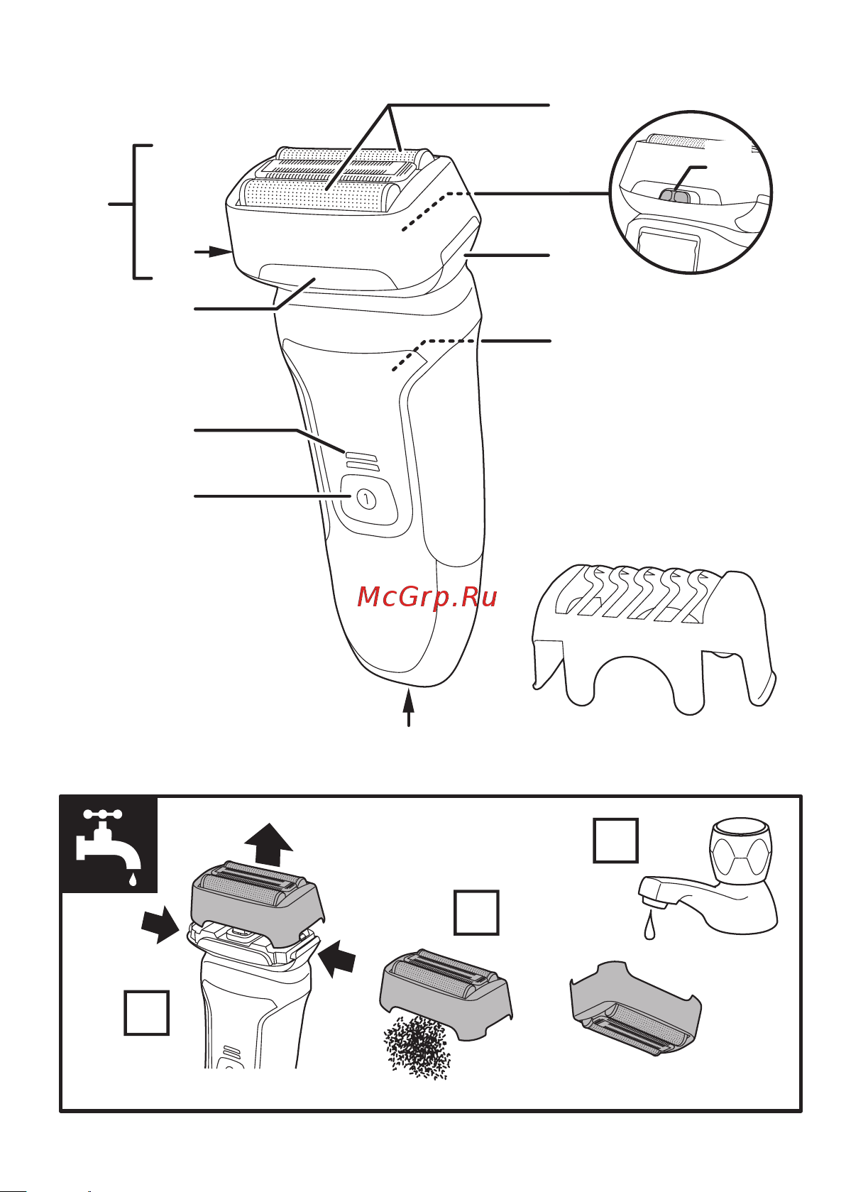 Remington Style Series Foil Shaver F3 F3000 Руководство по эксплуатации онлайн [2/120] 794878