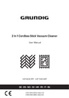 Grundig VCP 7230 WET Steel blue Руководство по эксплуатации