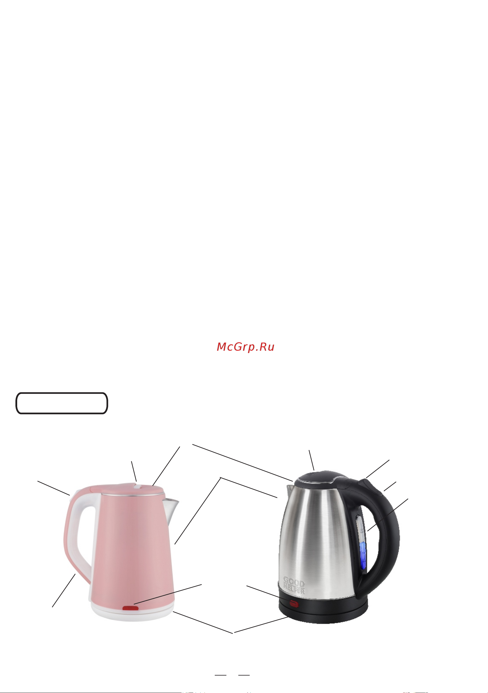 Goodhelper KPS-188C [2/8] Кнопка крышки крышка