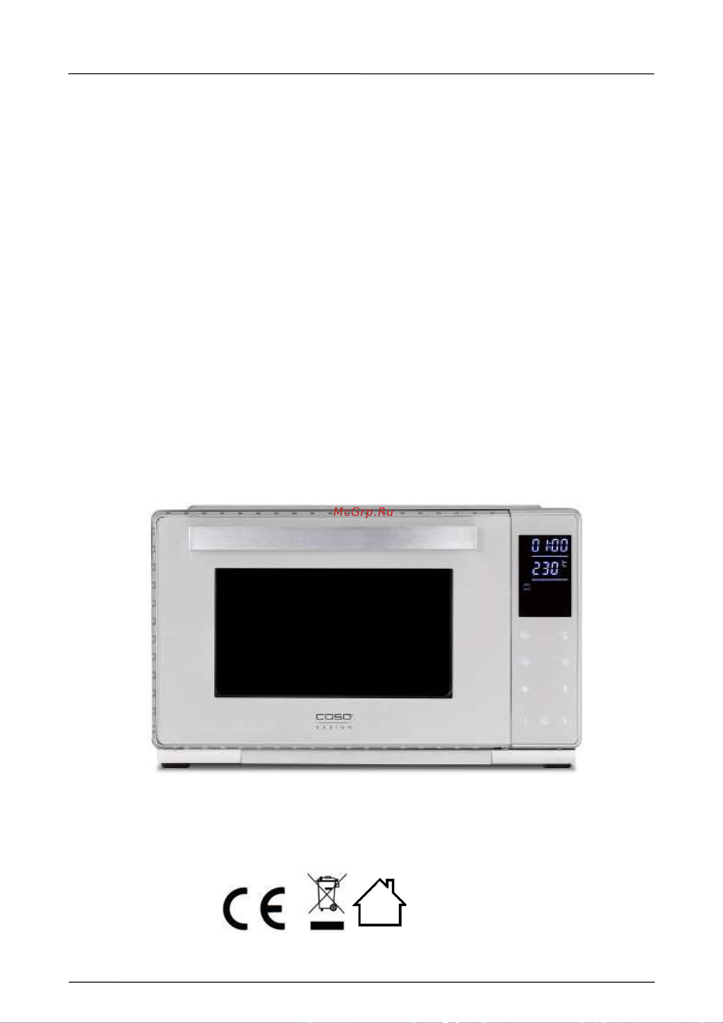 Caso TO Bake Style 26 Touch [31/162] Original operating manual