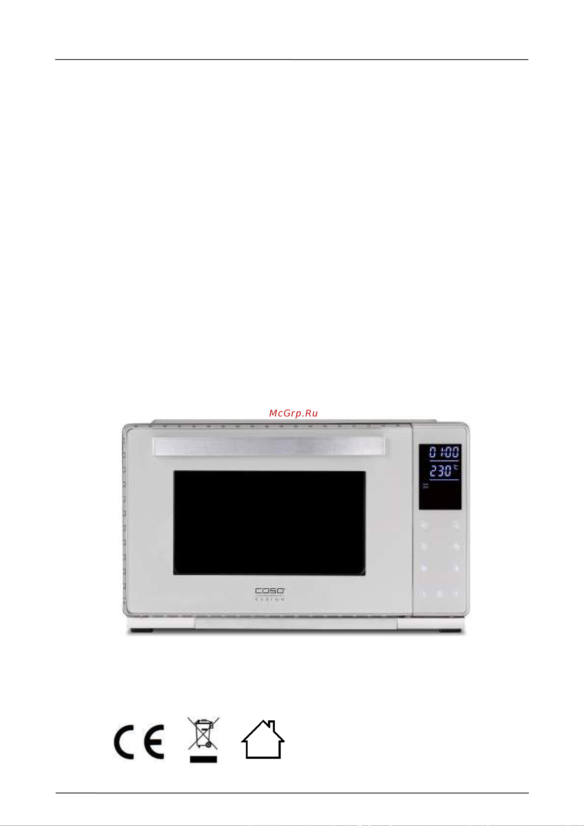 Caso TO Bake Style 26 Touch [49/162] Mode d emploi original