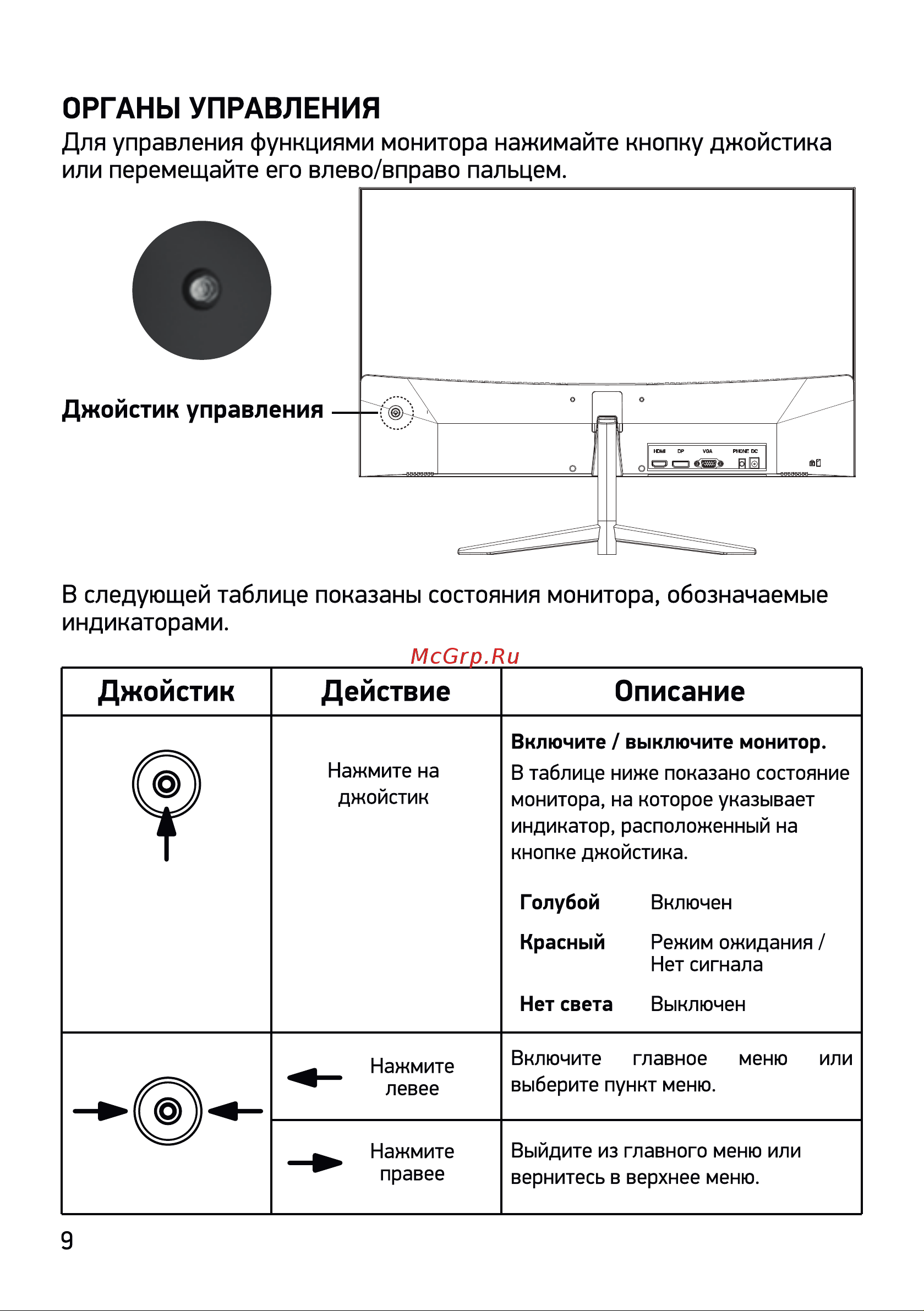 Digma DM-MONF2410 Руководство по эксплуатации онлайн [9/17] 795054