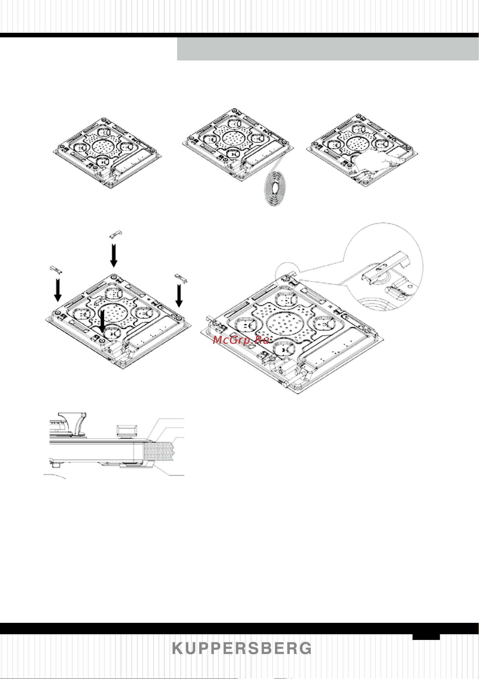 Kuppersberg FS 73 Ant [7/80] Tischkochplatteinstallation