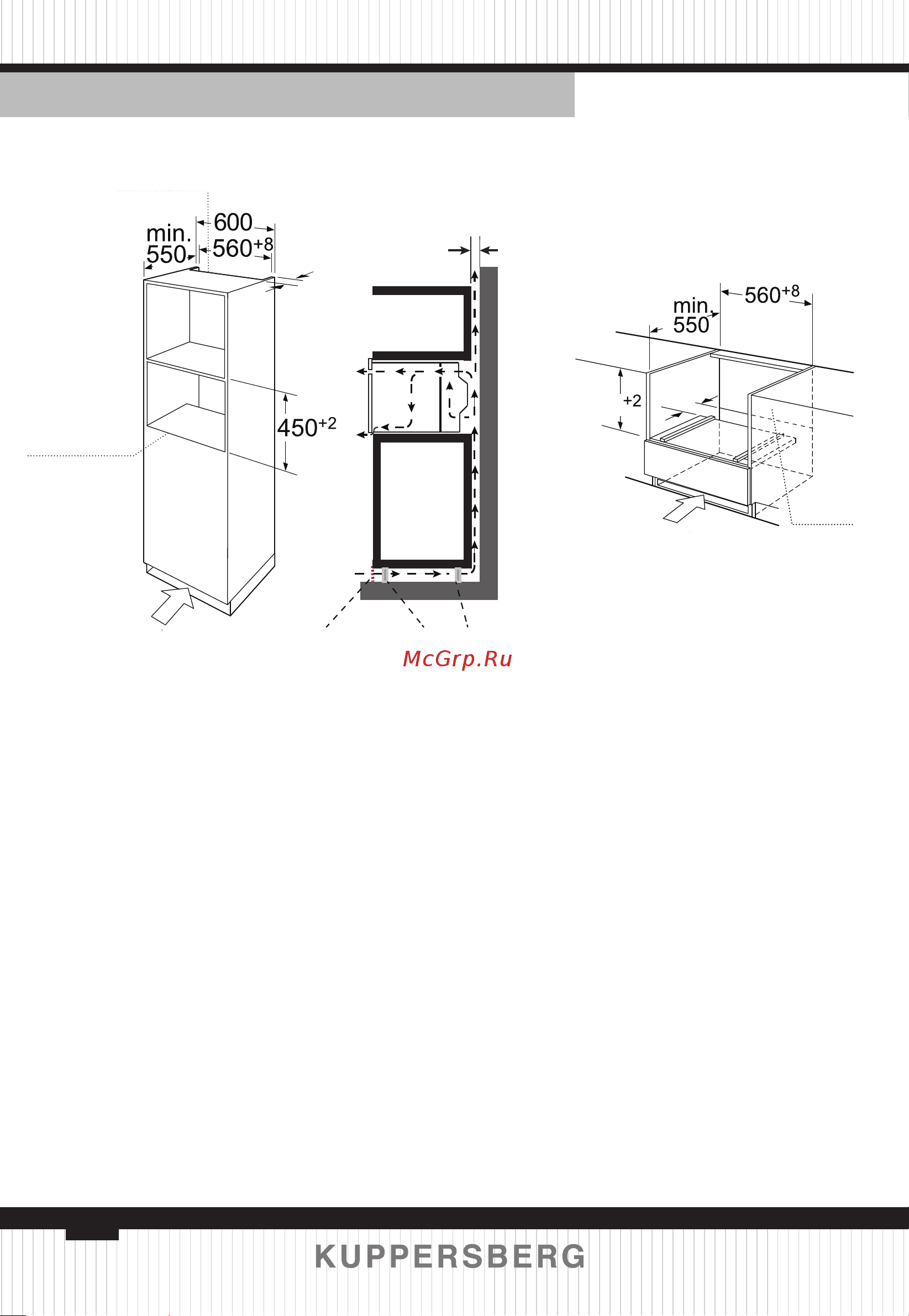 Kuppersberg KMW 612 Black [10/116] Einbau