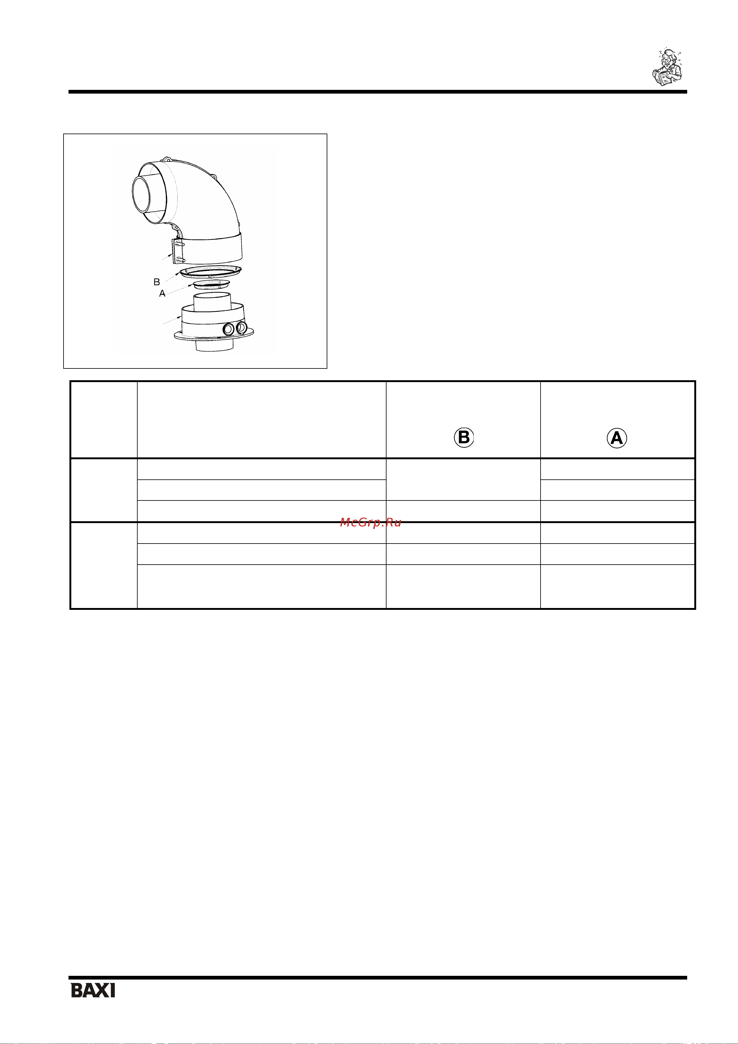 Baxi LUNA-3 310 Fi (НС-1142982) [12/35] Коаксиальный дымоход концентрический