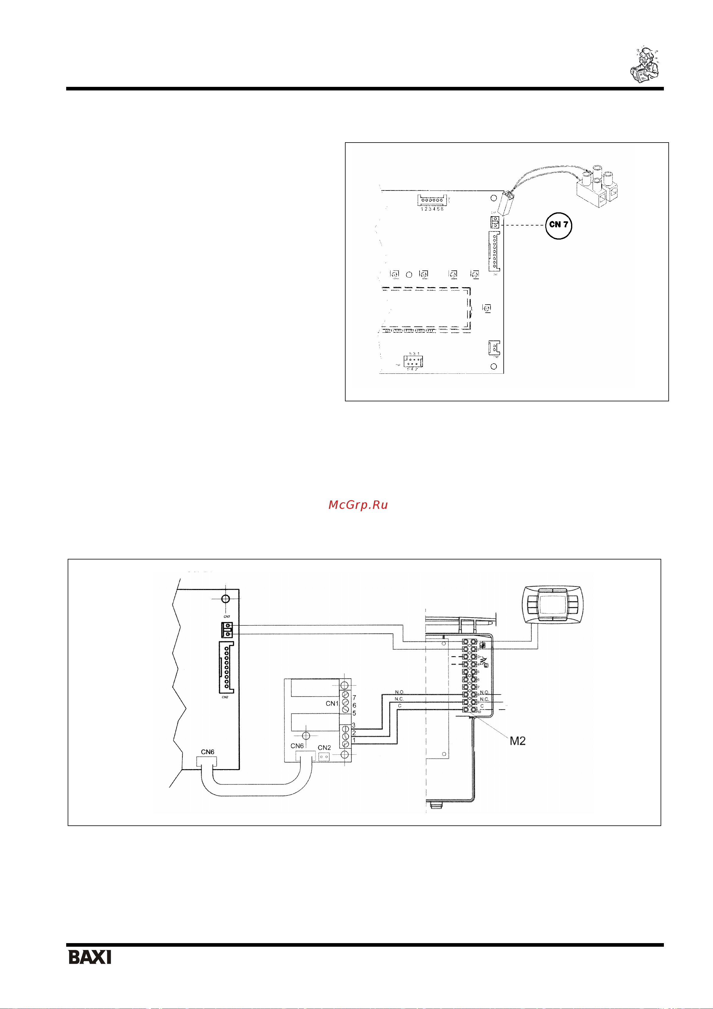 Baxi LUNA-3 310 Fi (НС-1142982) [26/35] Электрическое подключение устройства дистанционного управления поставляется отдельно