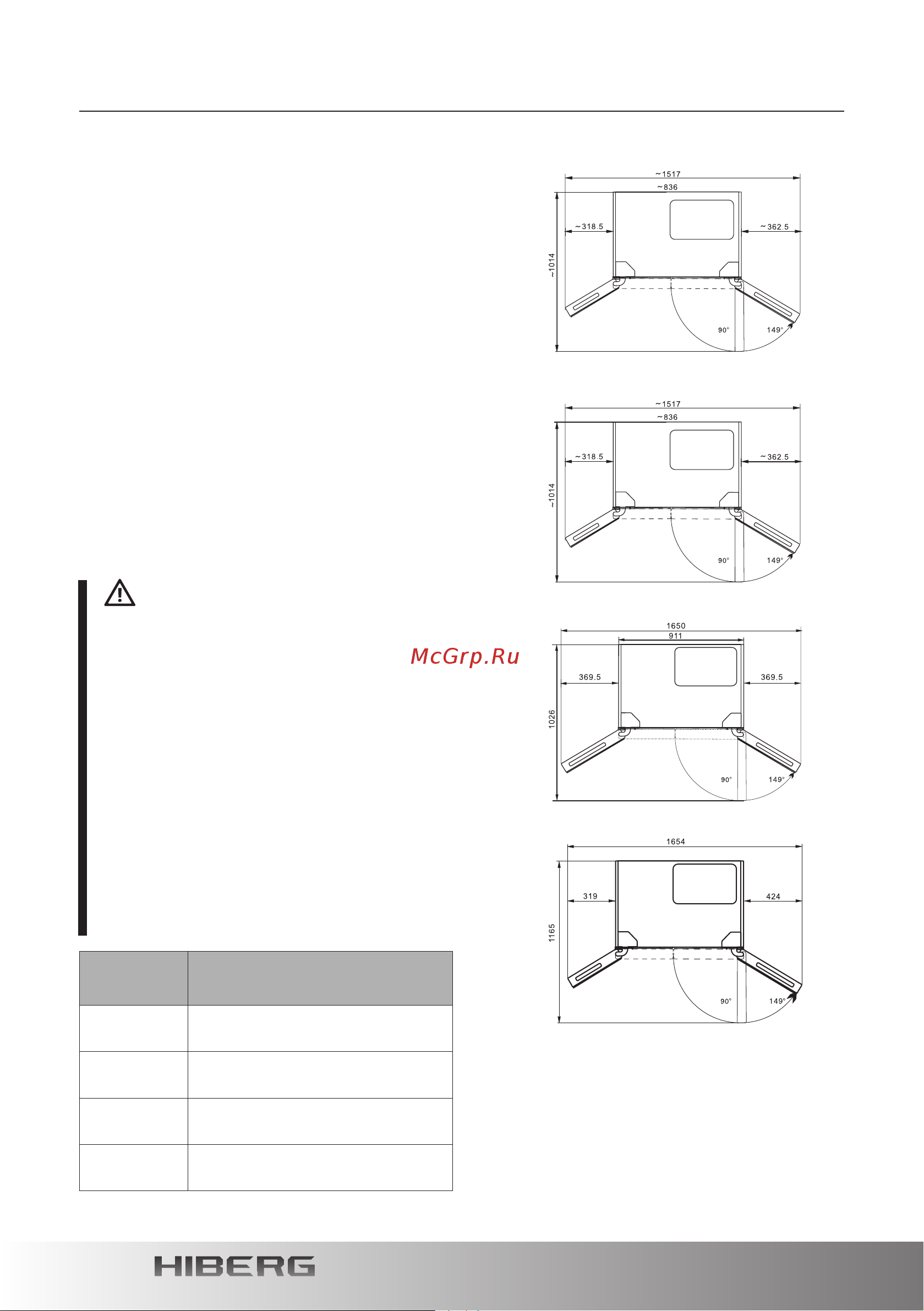 Hiberg RFQ-500DX NFDs темный камень [19/45] Установка
